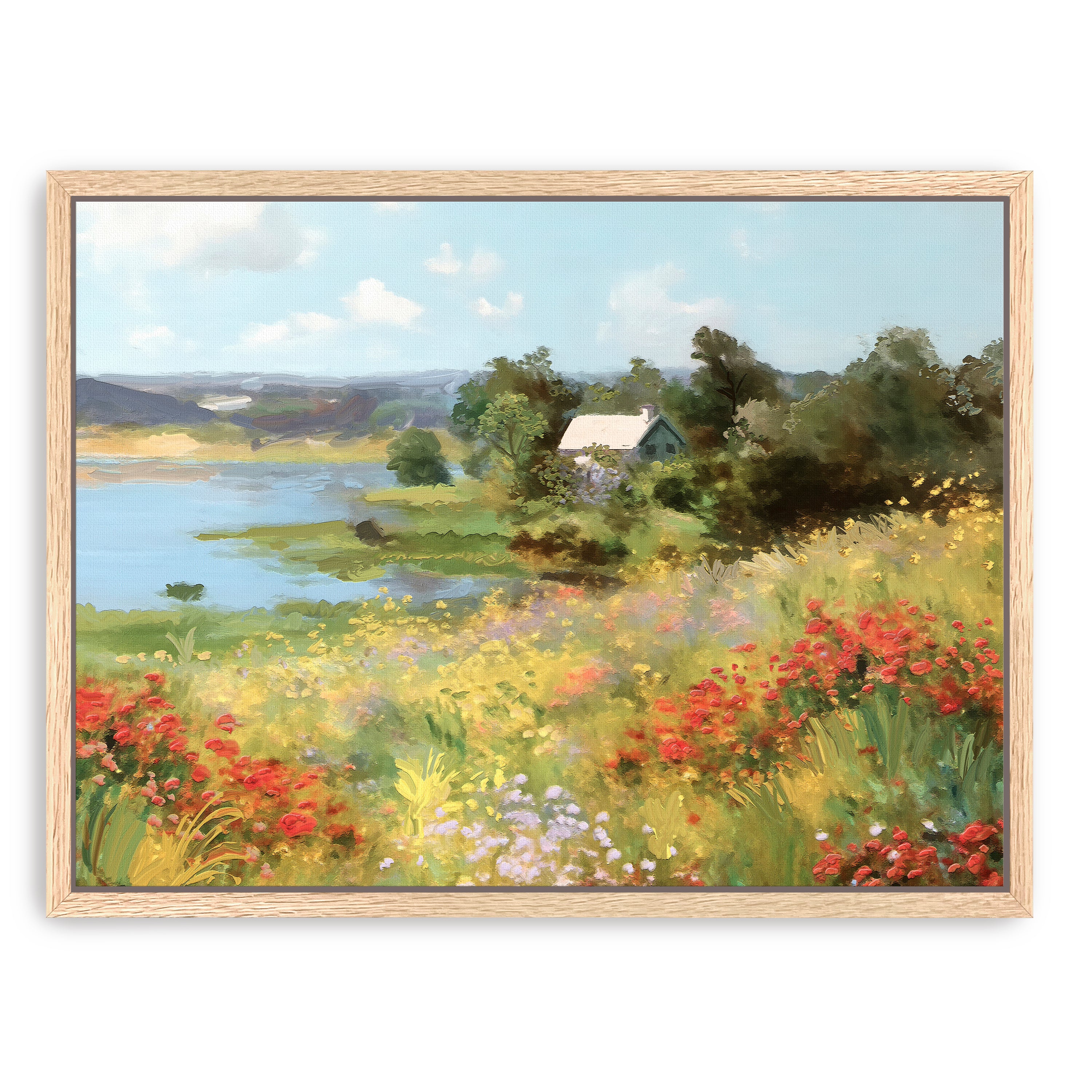 Solitude Lake Canvas Giclee