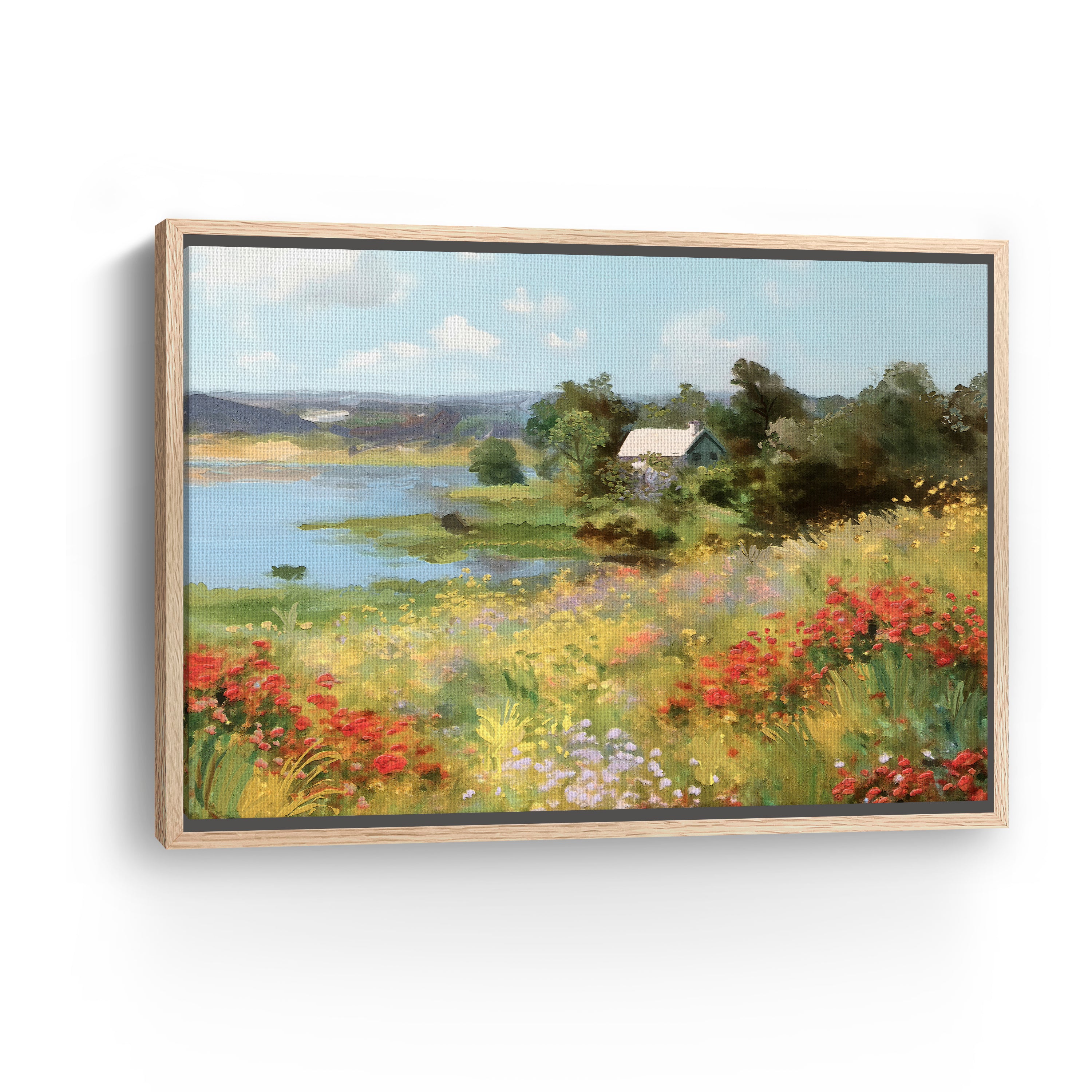 Solitude Lake Canvas Giclee