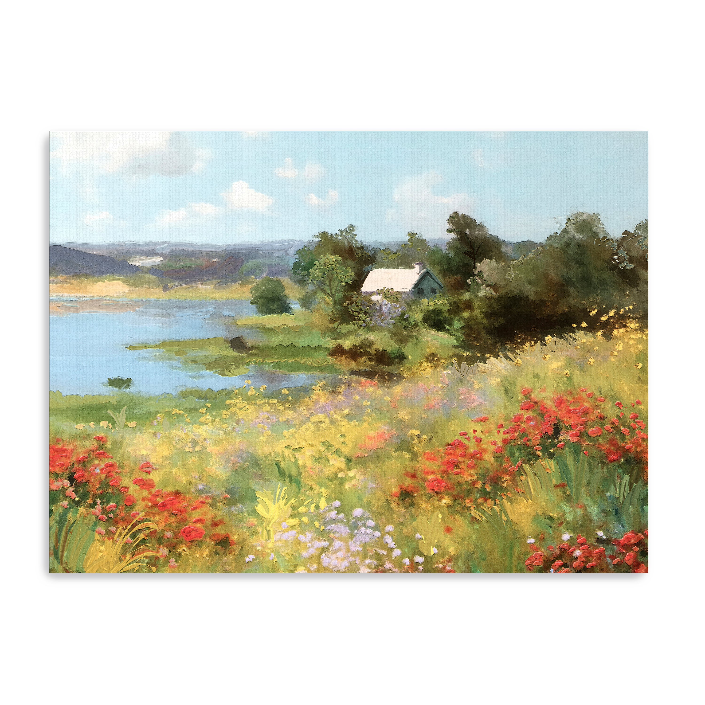 Solitude Lake Canvas Giclee