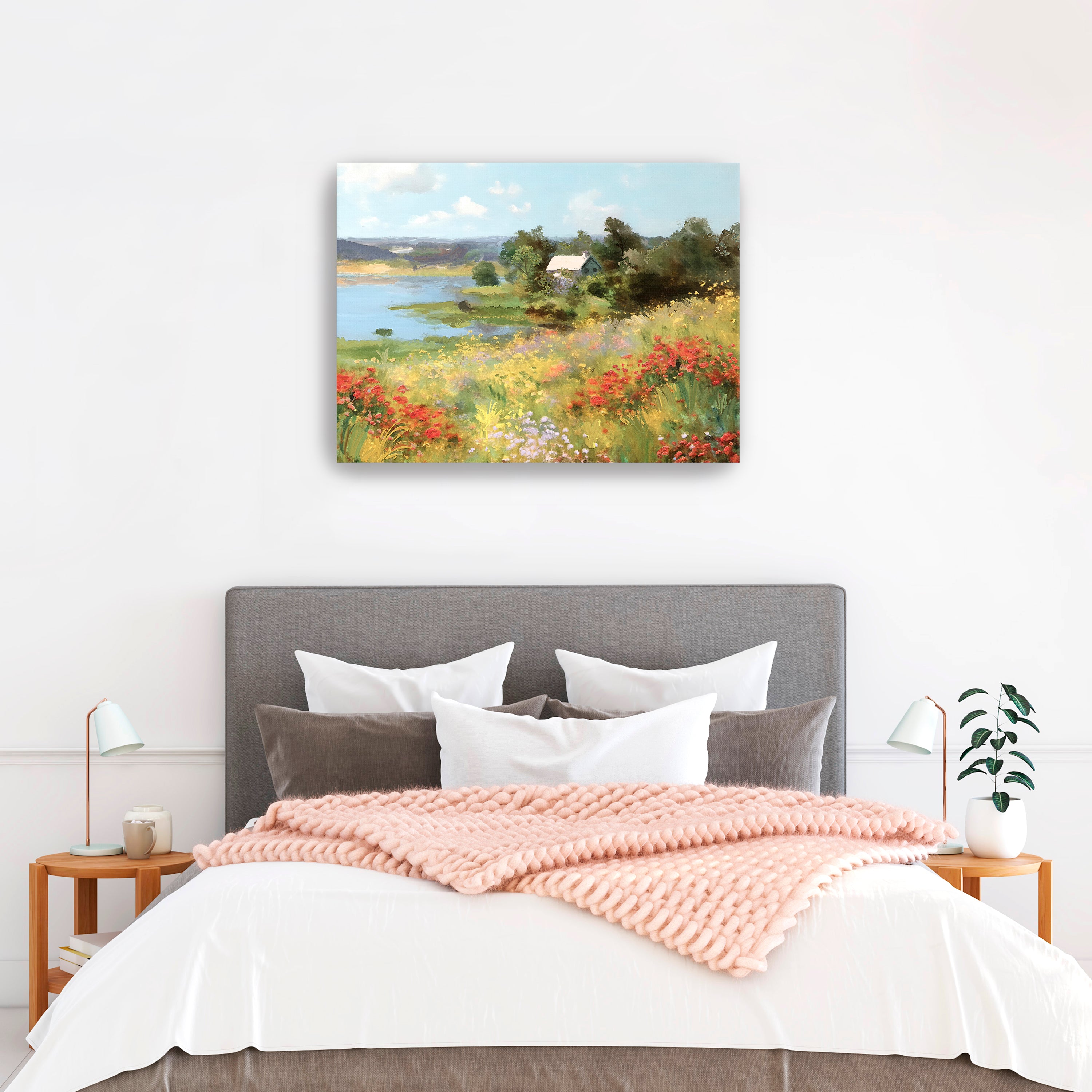 Solitude Lake Canvas Giclee