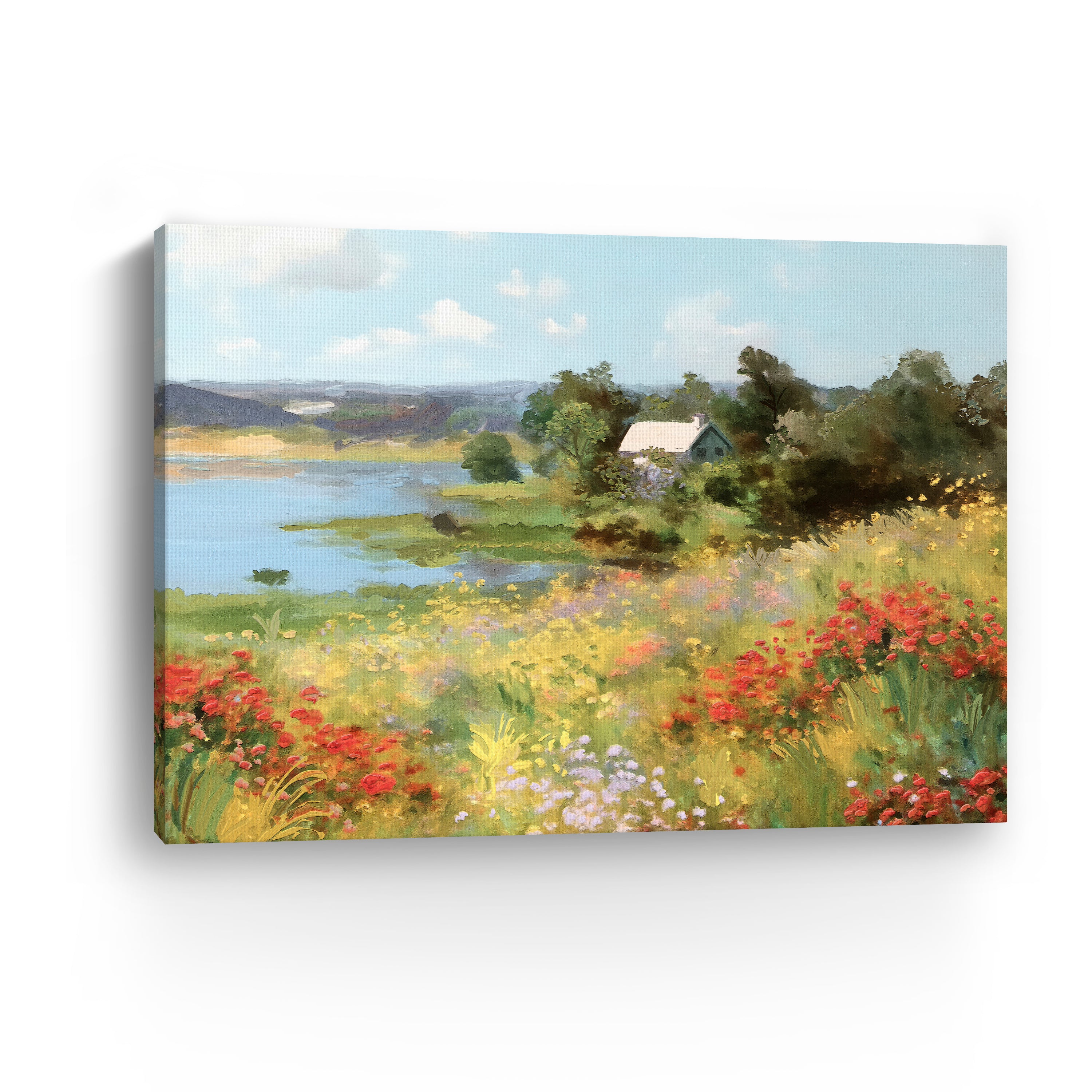 Solitude Lake Canvas Giclee