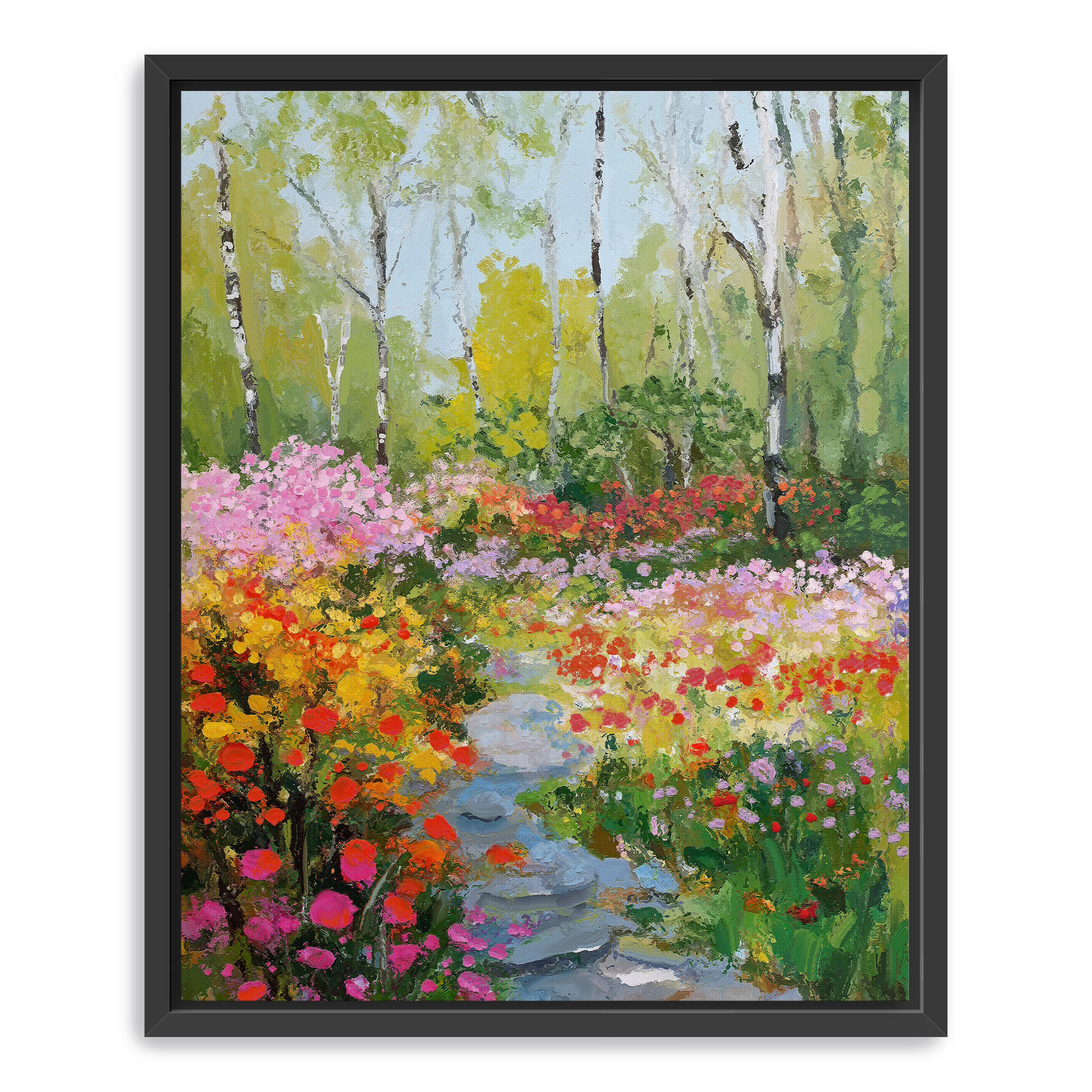 Garden of Hues Canvas Giclee
