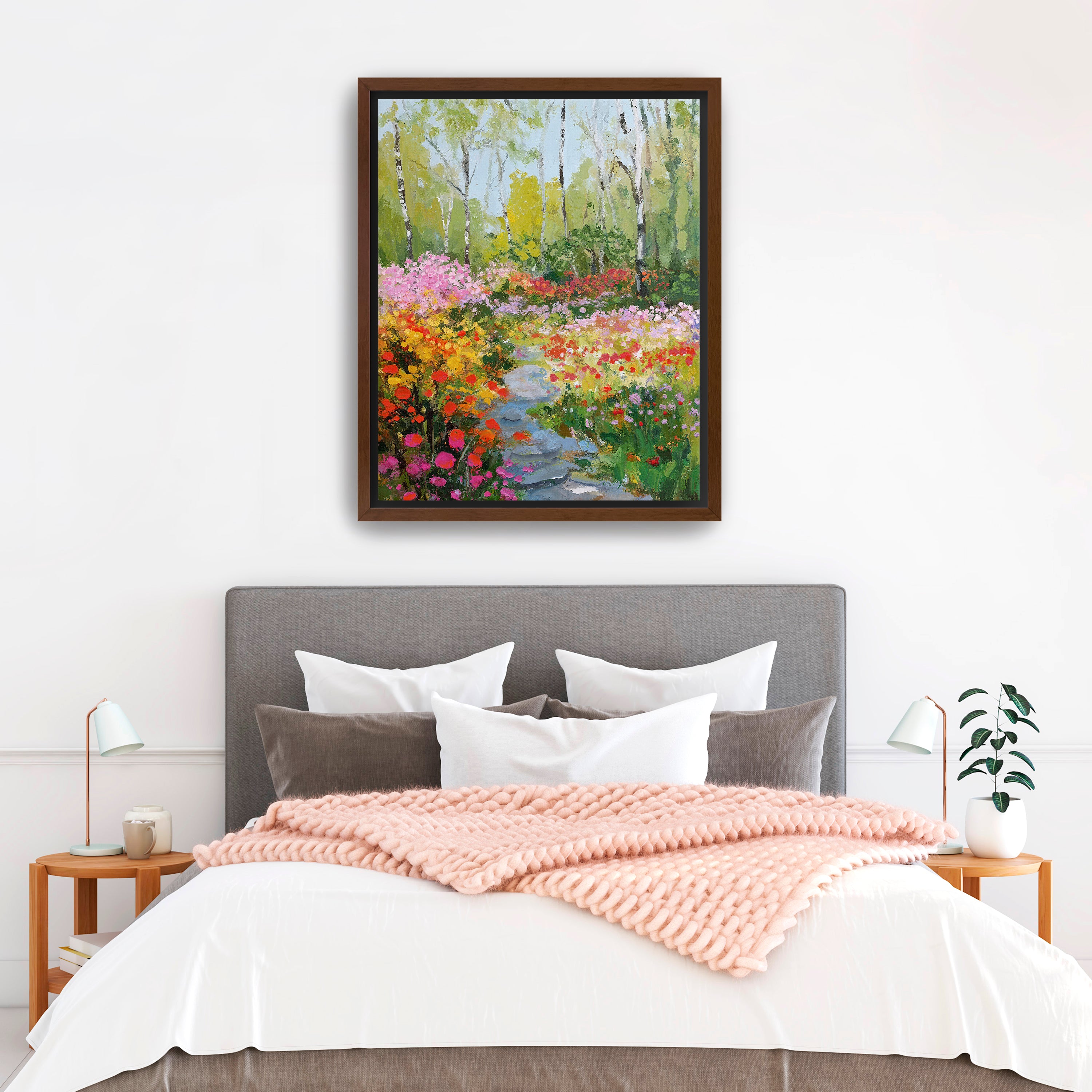 Garden of Hues Canvas Giclee