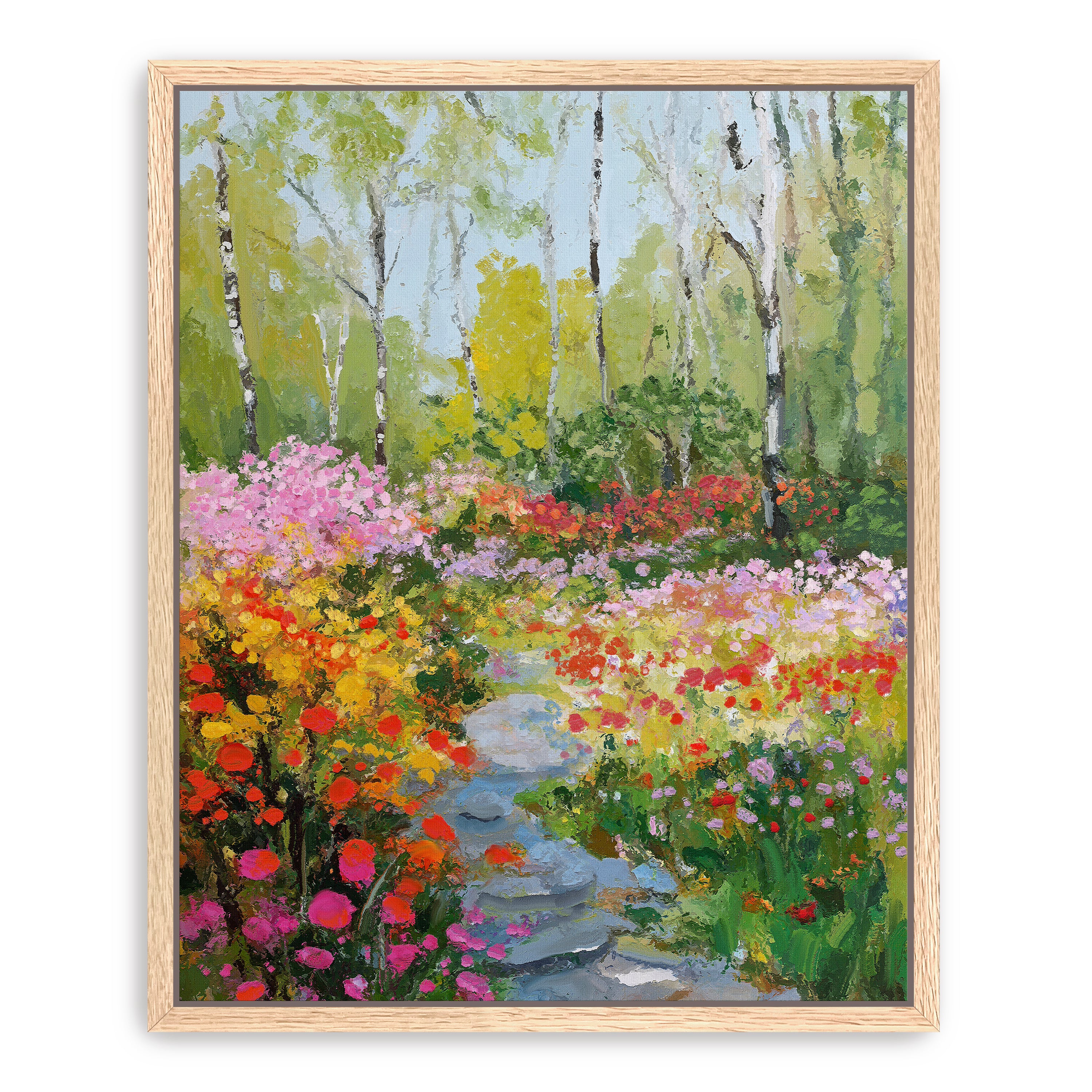 Garden of Hues Canvas Giclee
