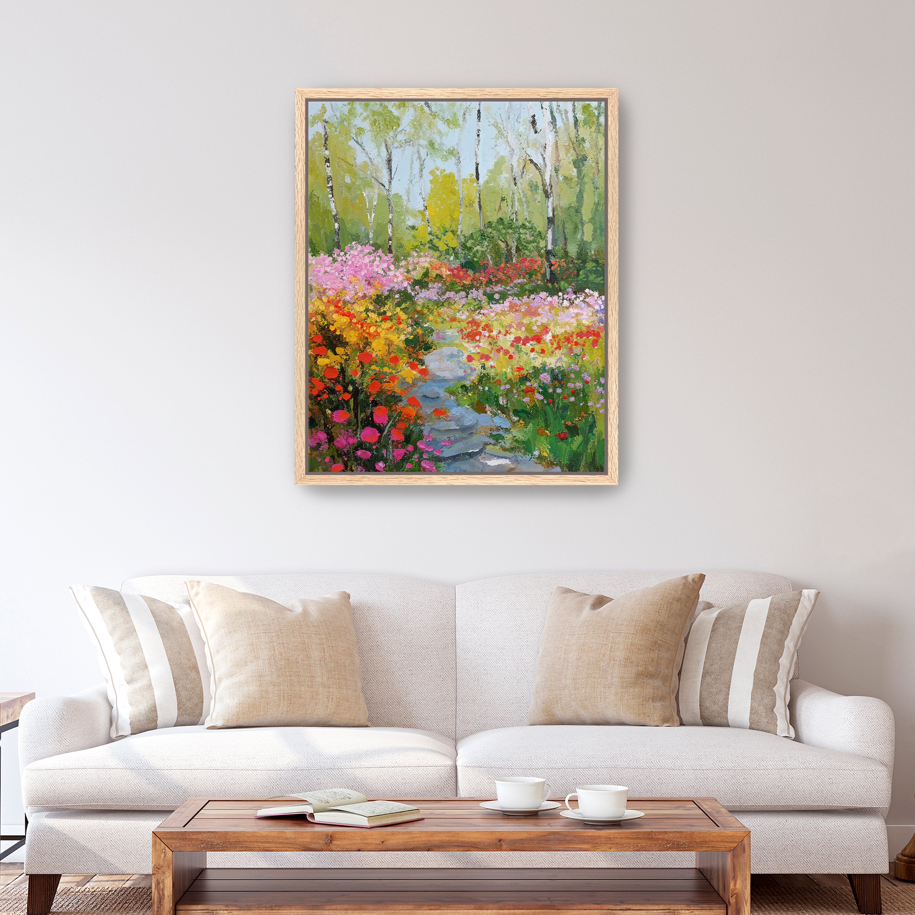 Garden of Hues Canvas Giclee