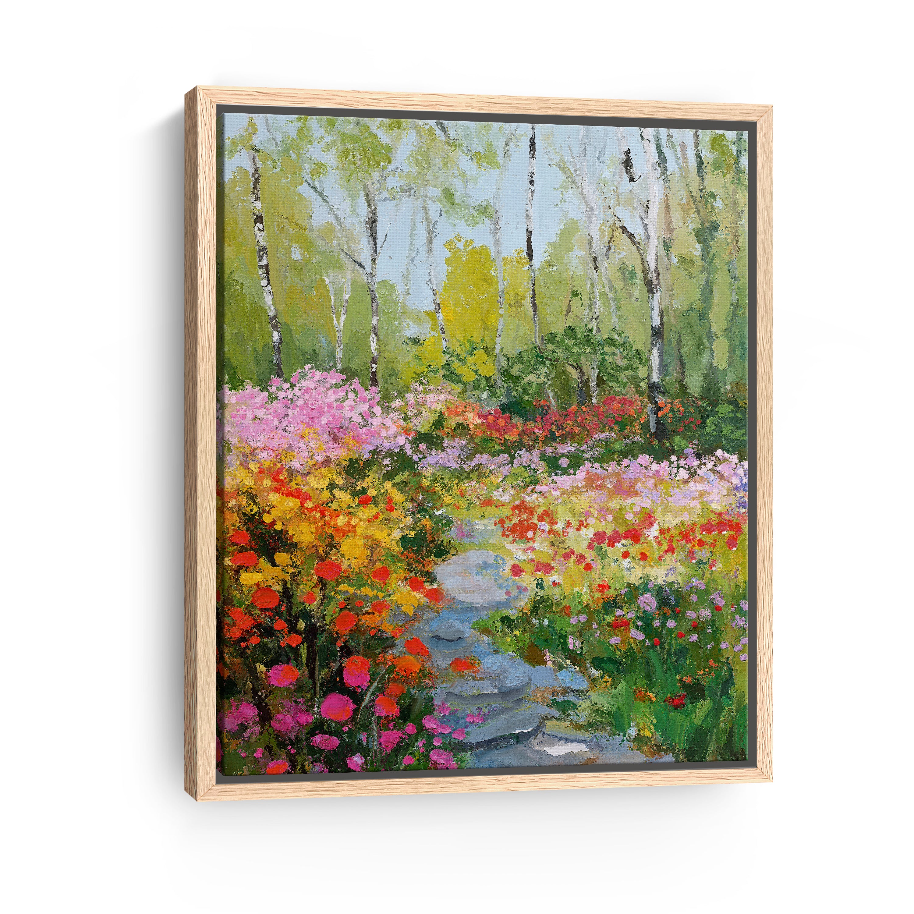 Garden of Hues Canvas Giclee