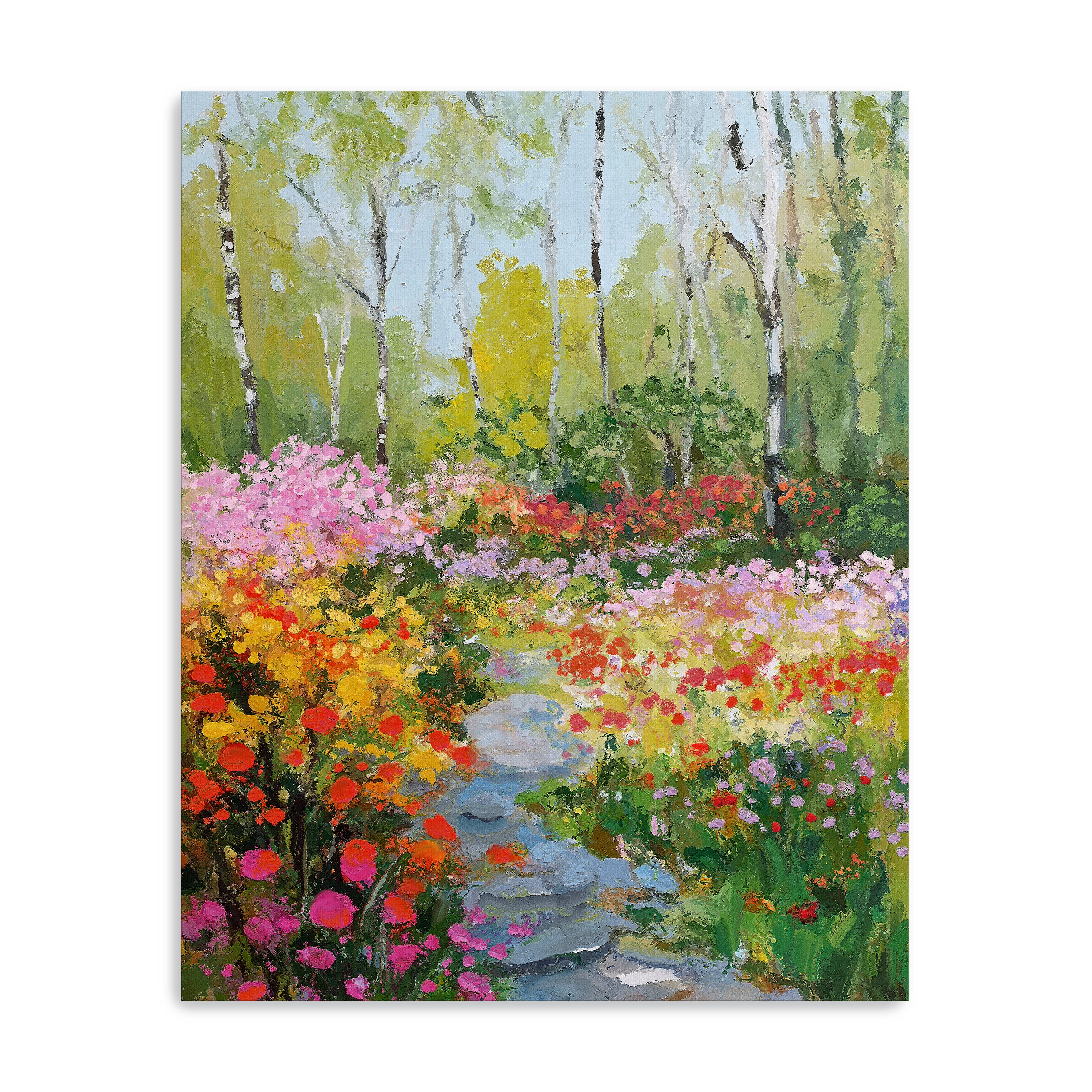 Garden of Hues Canvas Giclee