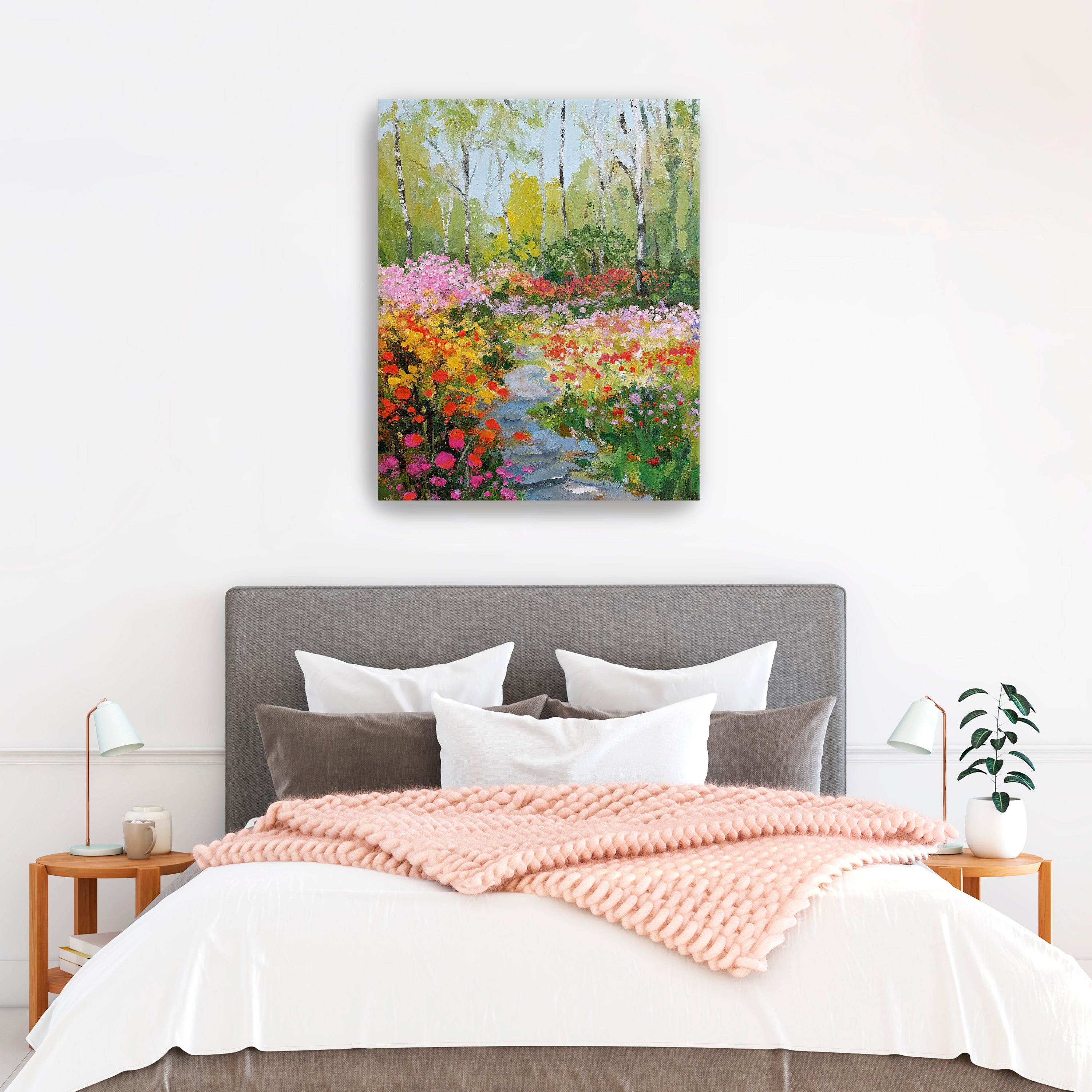 Garden of Hues Canvas Giclee