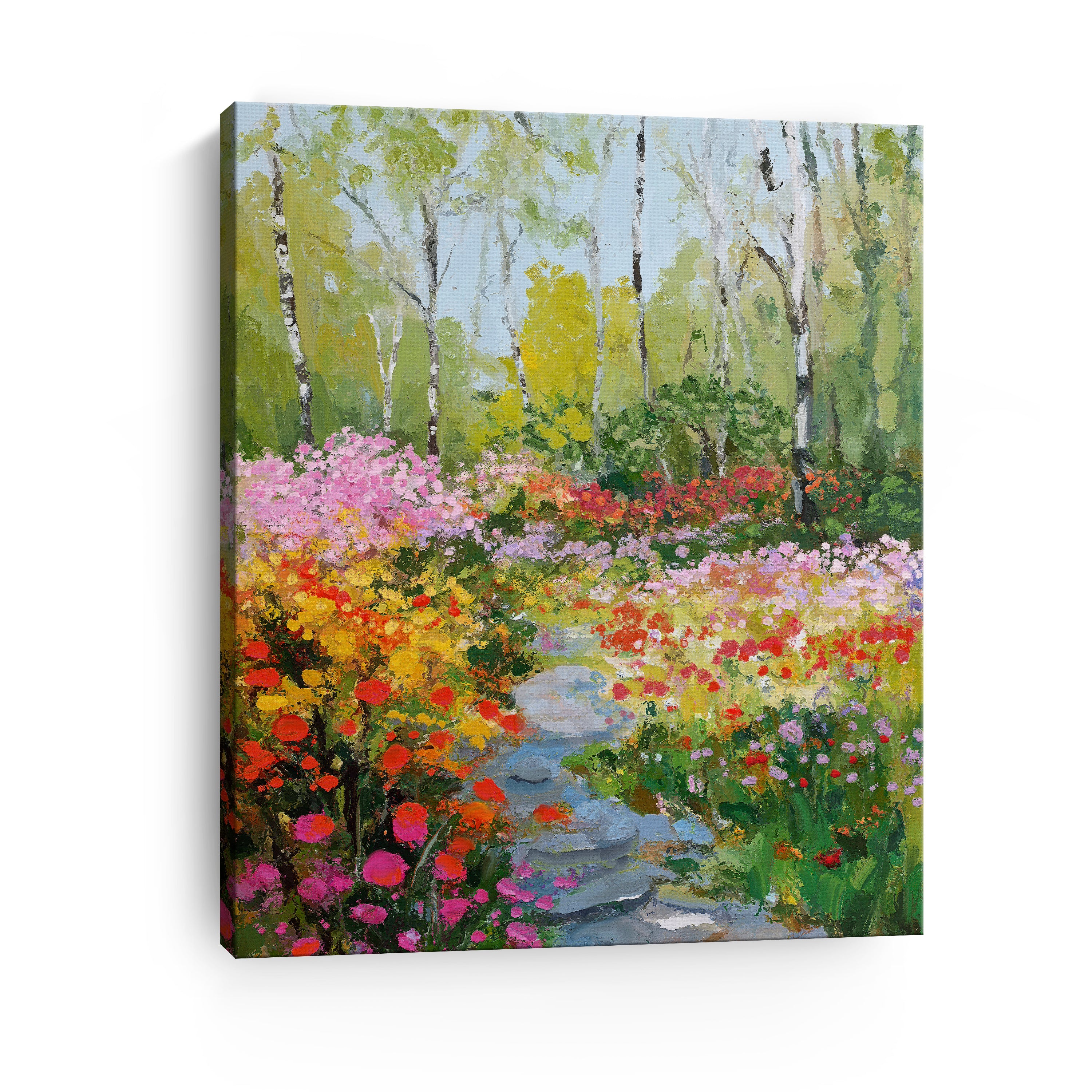 Garden of Hues Canvas Giclee