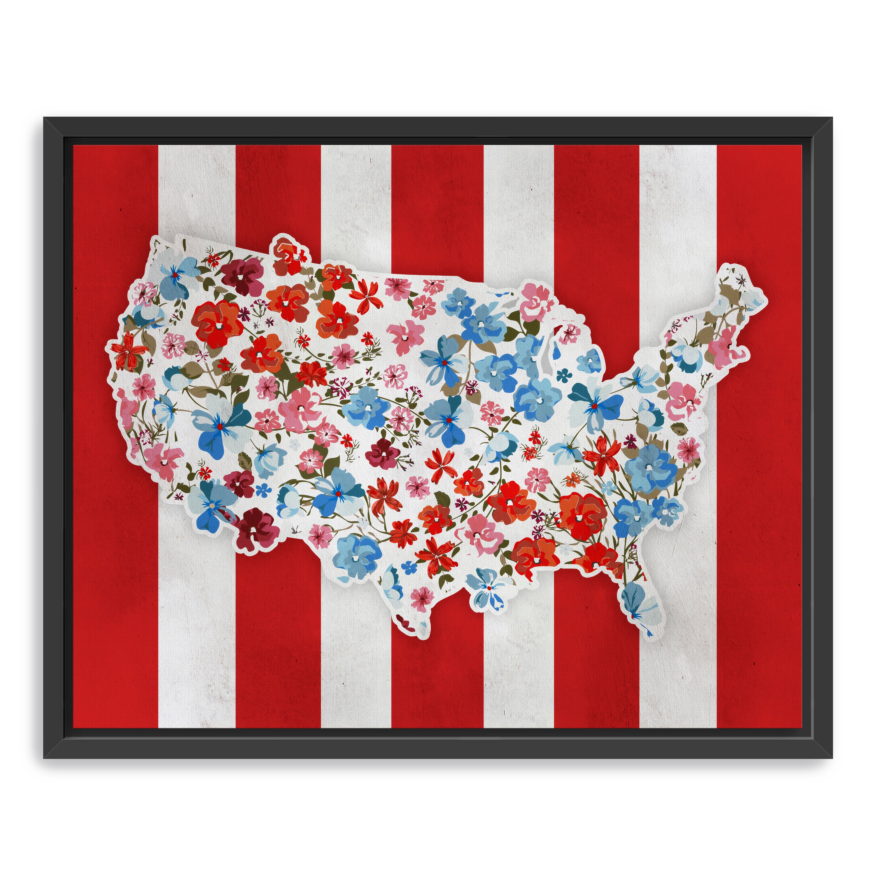 Vibrant America Canvas Giclee