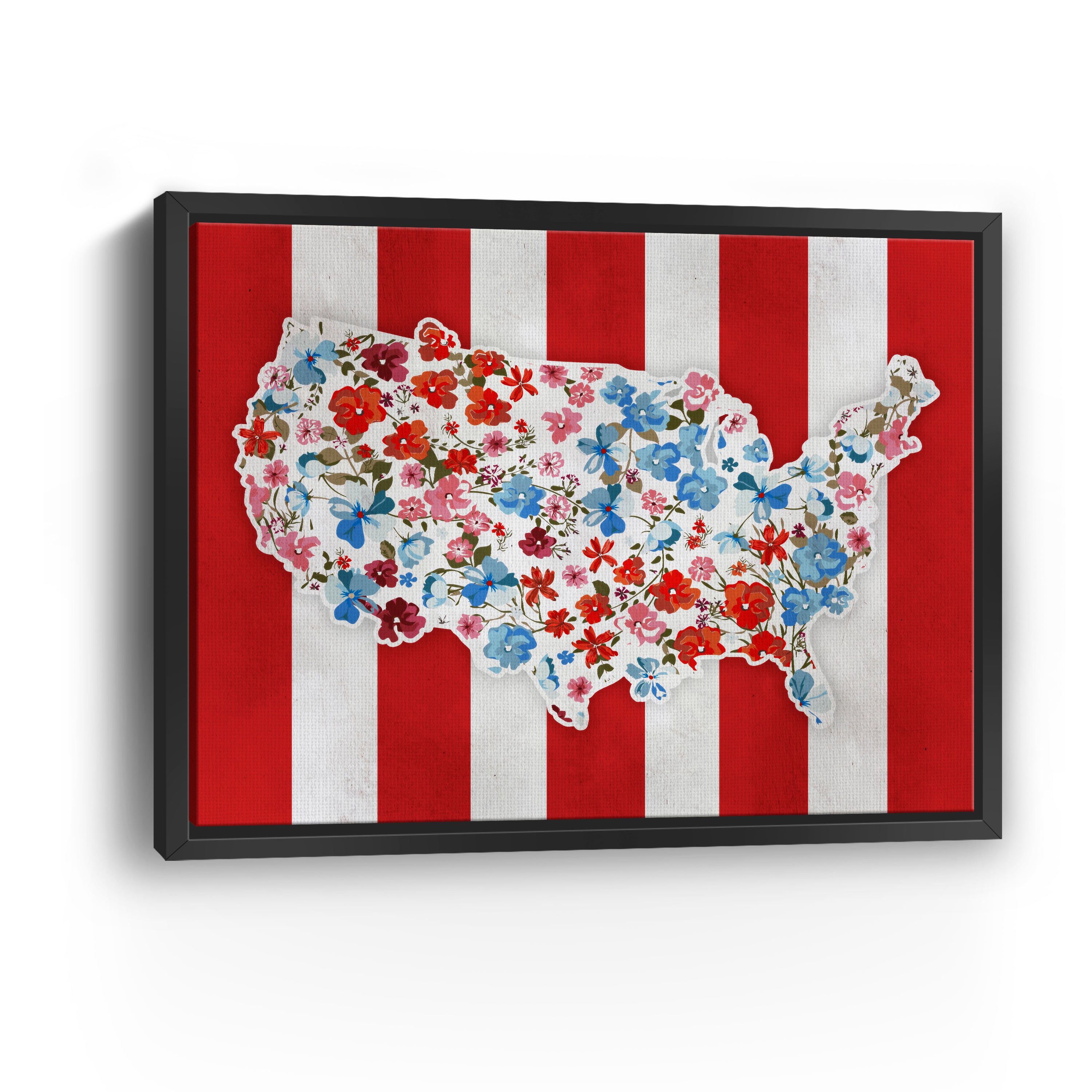Vibrant America Canvas Giclee
