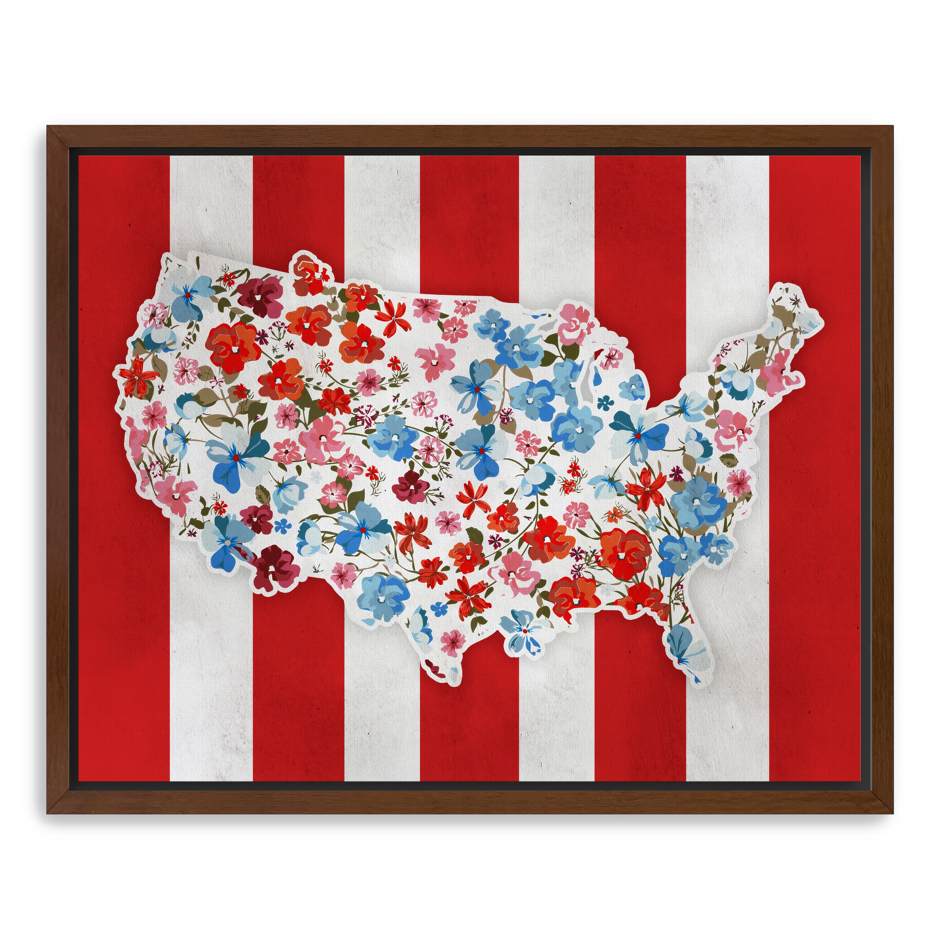 Vibrant America Canvas Giclee