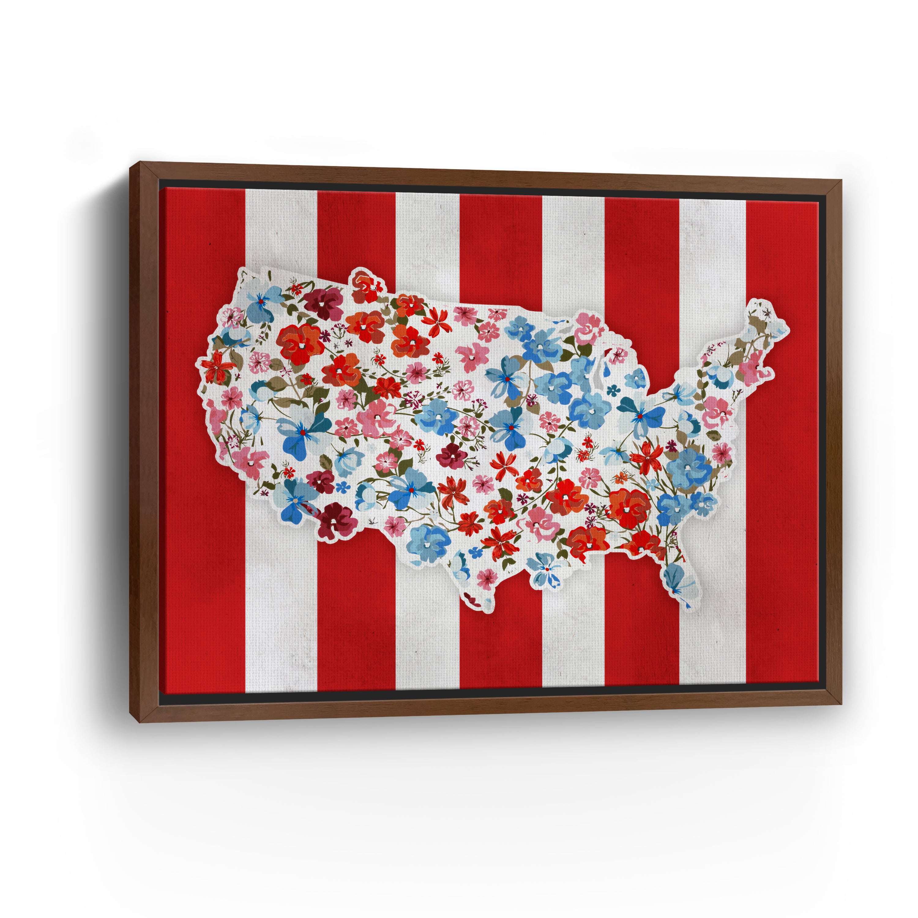 Vibrant America Canvas Giclee