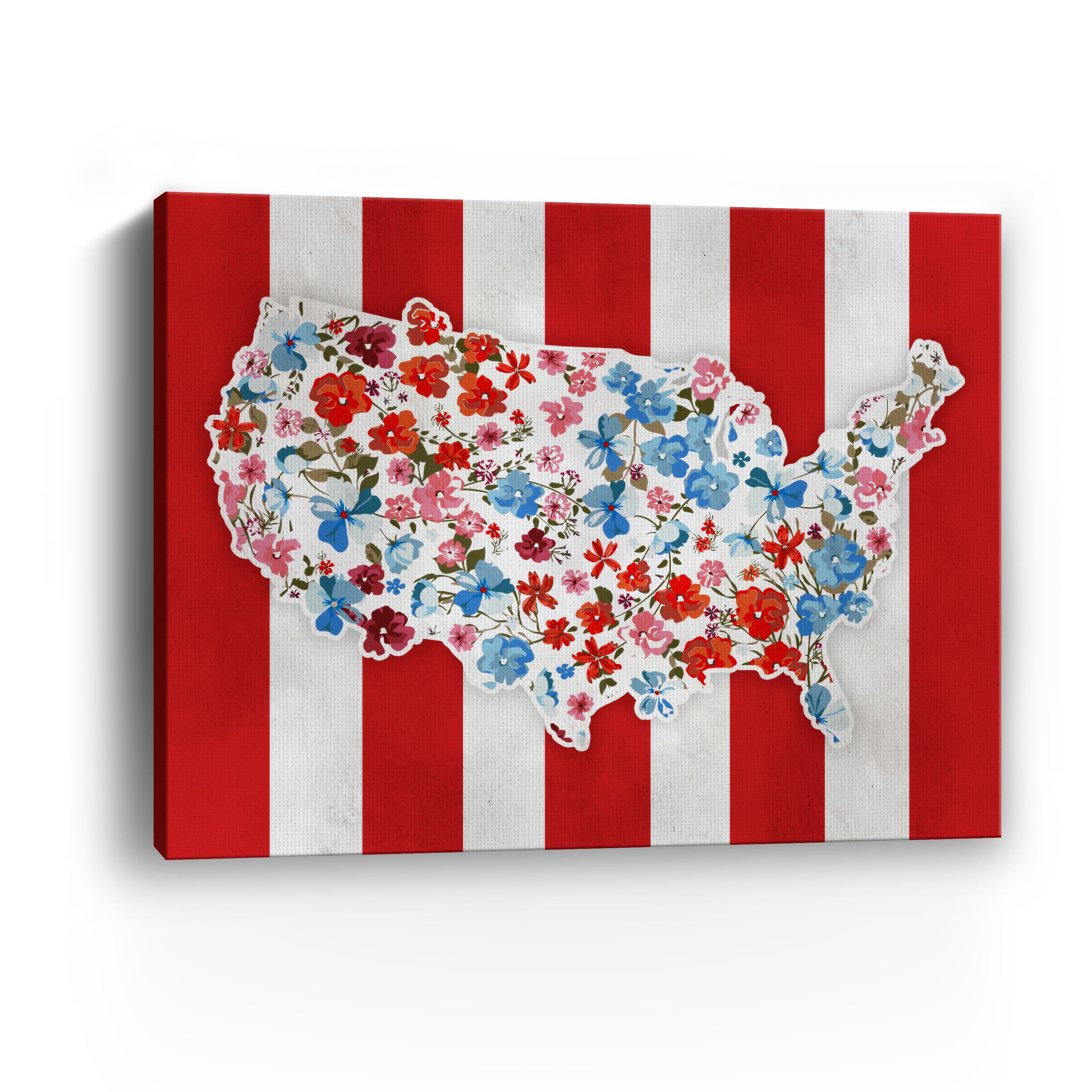 Vibrant America Canvas Giclee