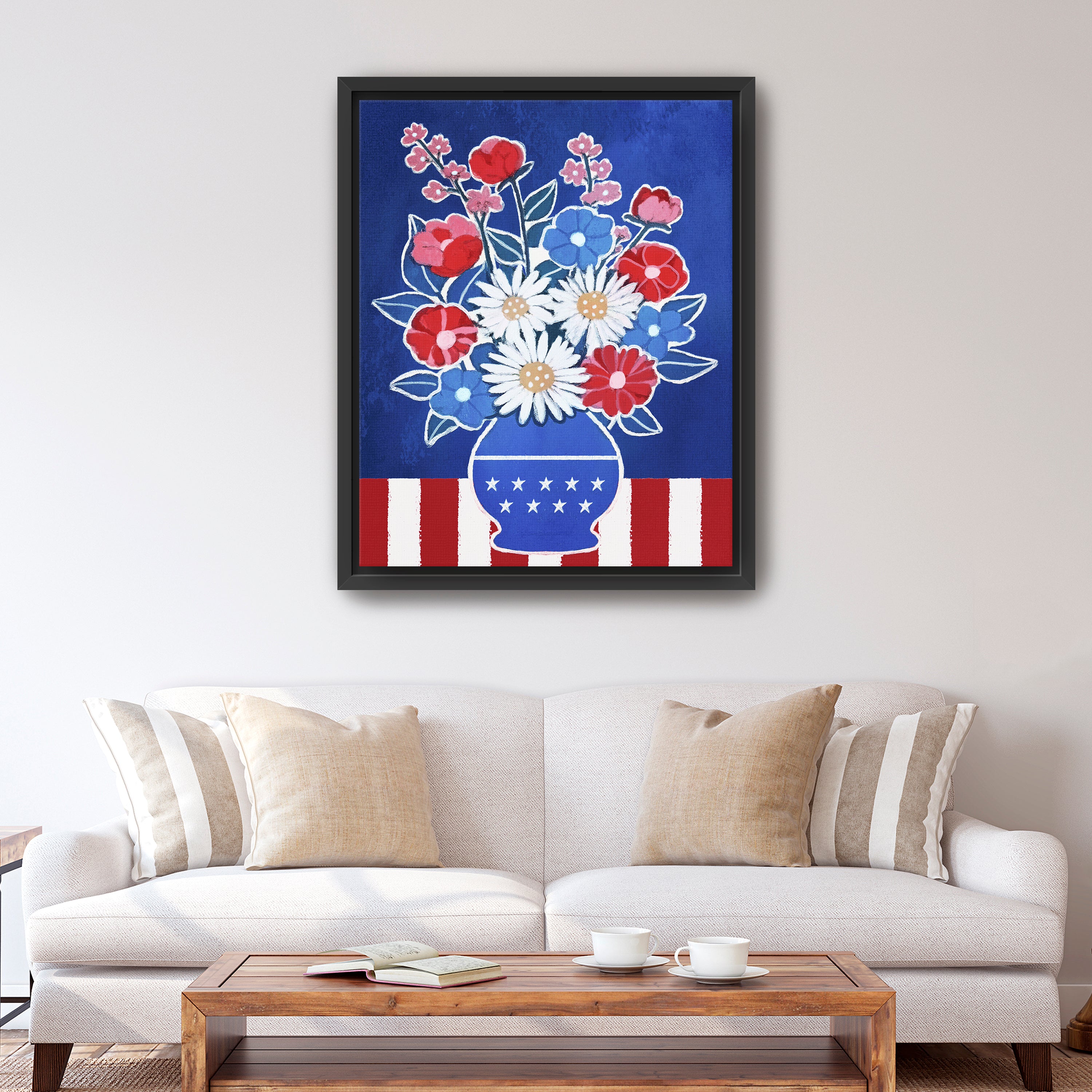Valor, Purity, and Justice Canvas Giclee
