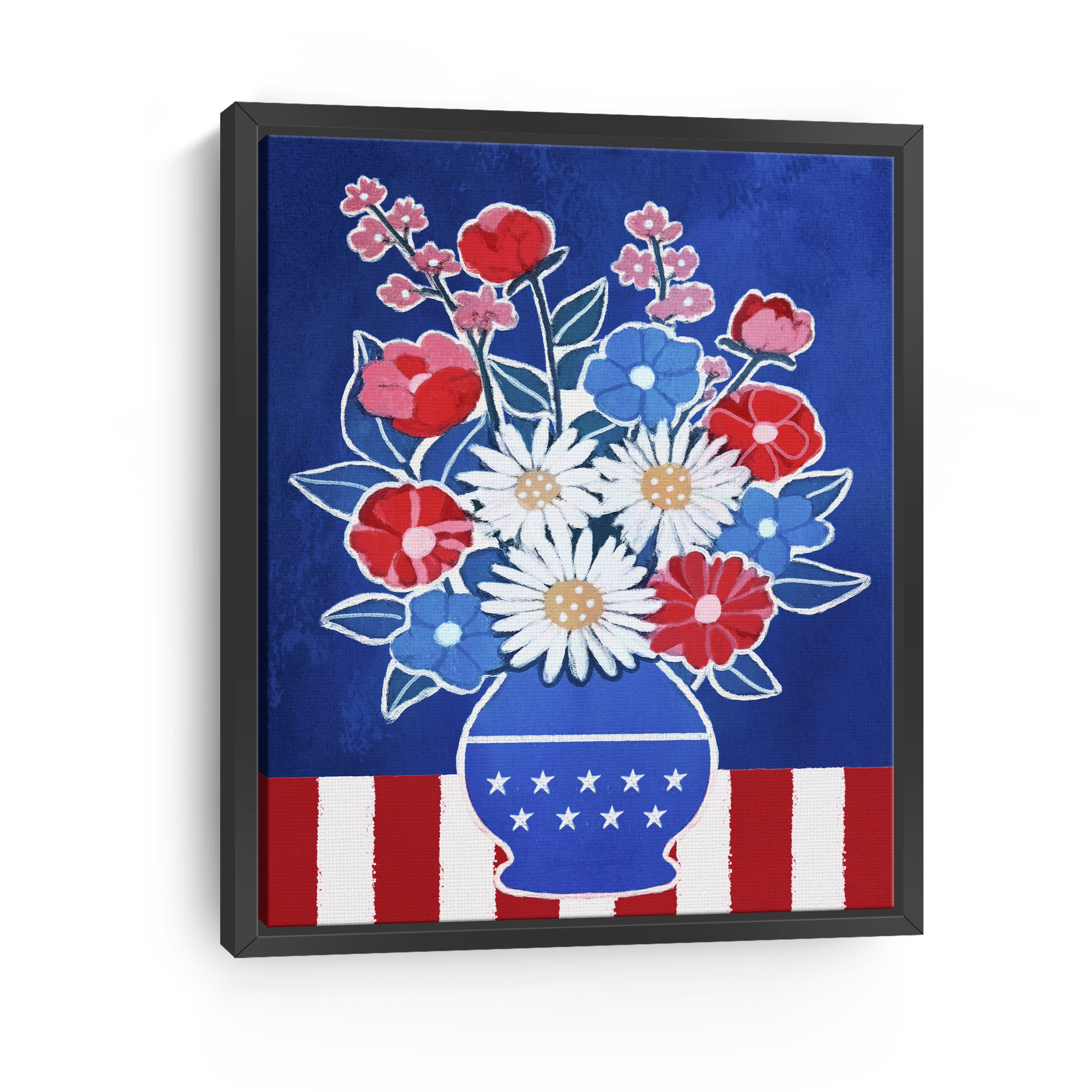 Valor, Purity, and Justice Canvas Giclee