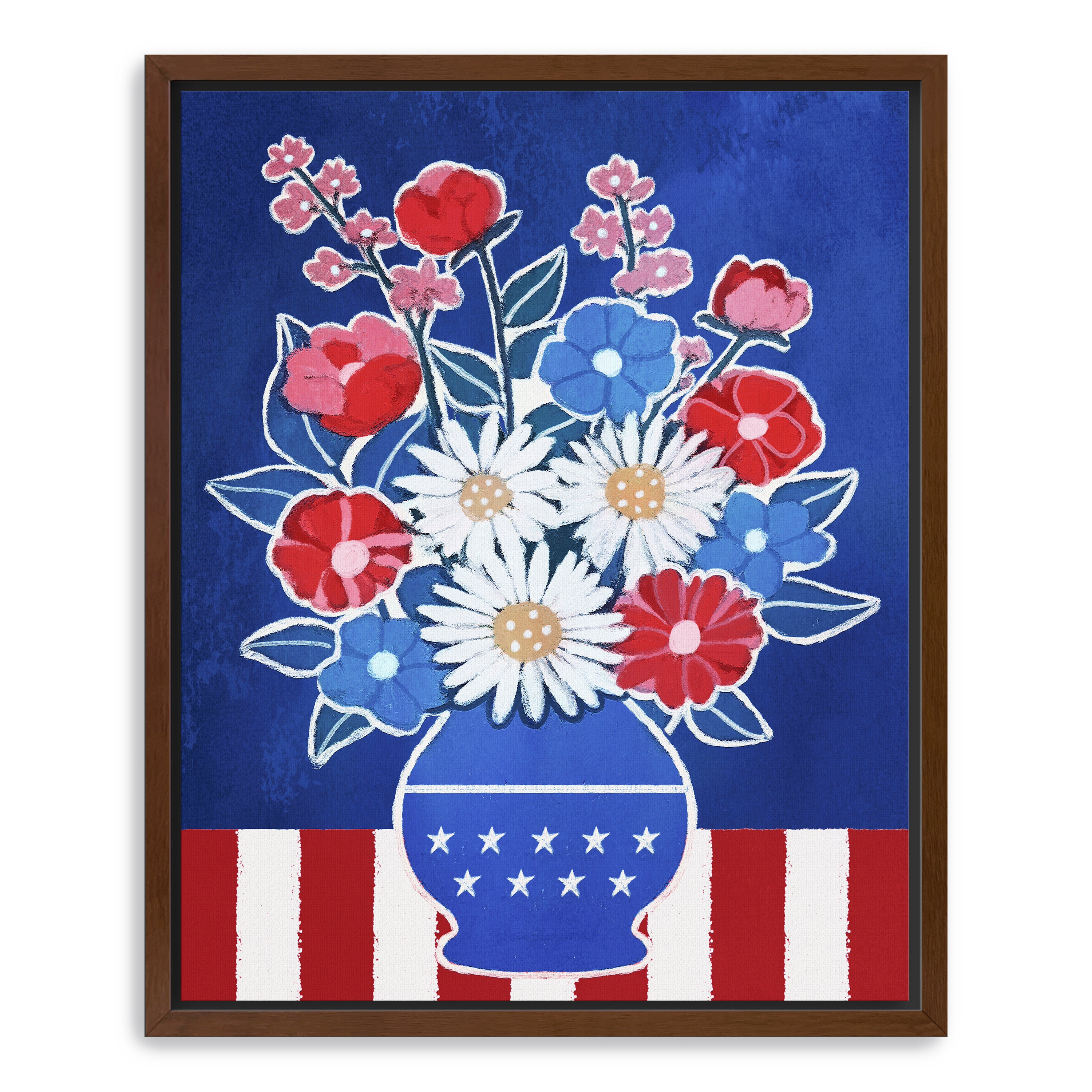 Valor, Purity, and Justice Canvas Giclee