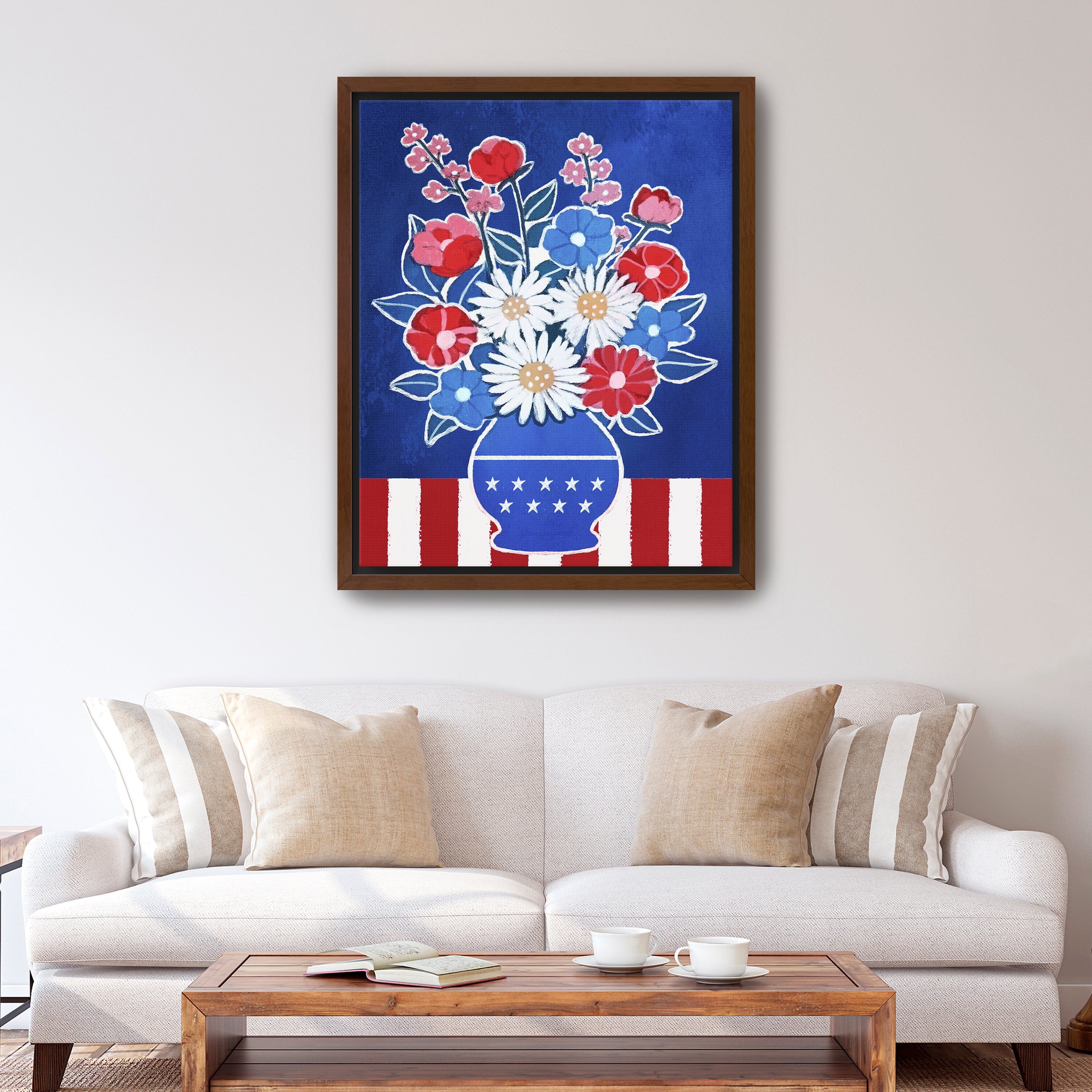 Valor, Purity, and Justice Canvas Giclee