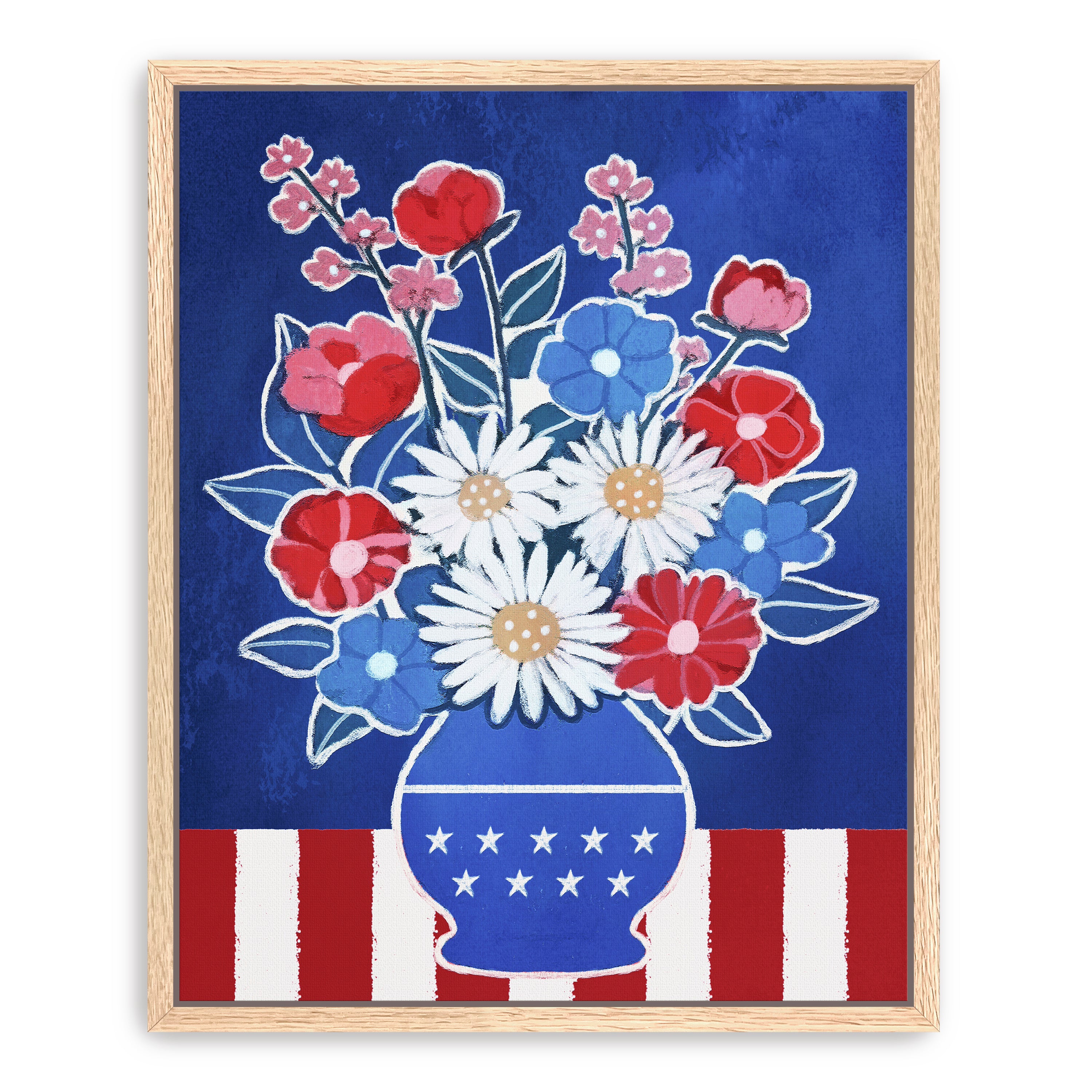 Valor, Purity, and Justice Canvas Giclee