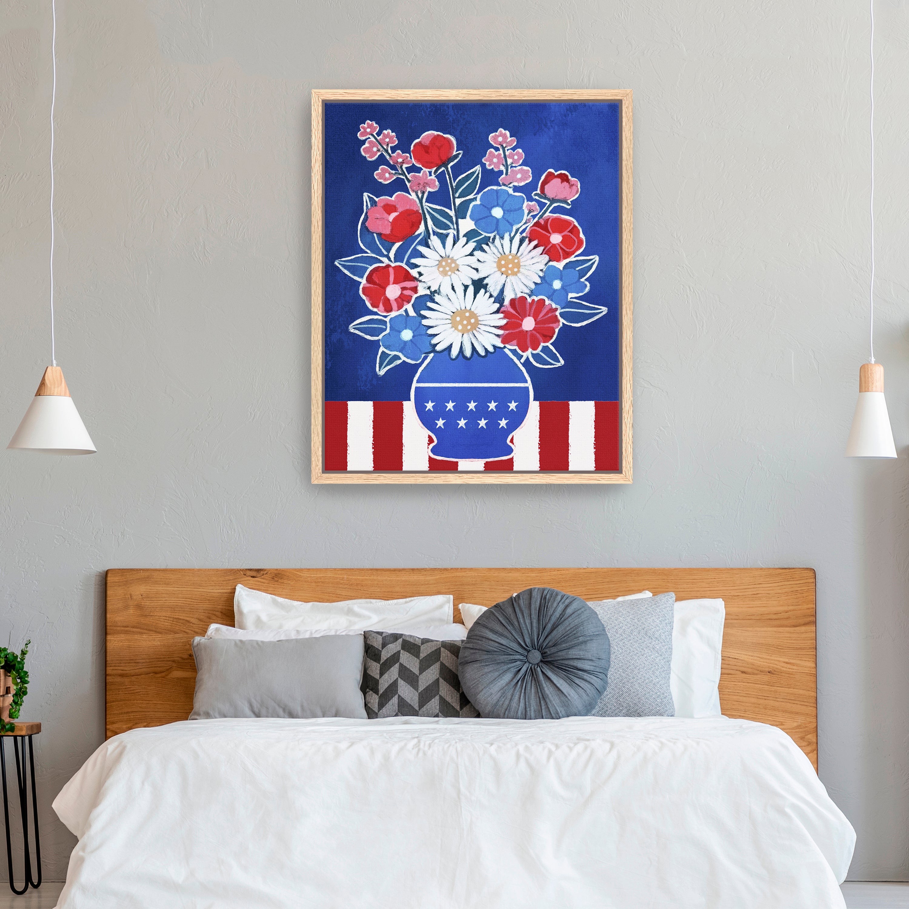 Valor, Purity, and Justice Canvas Giclee