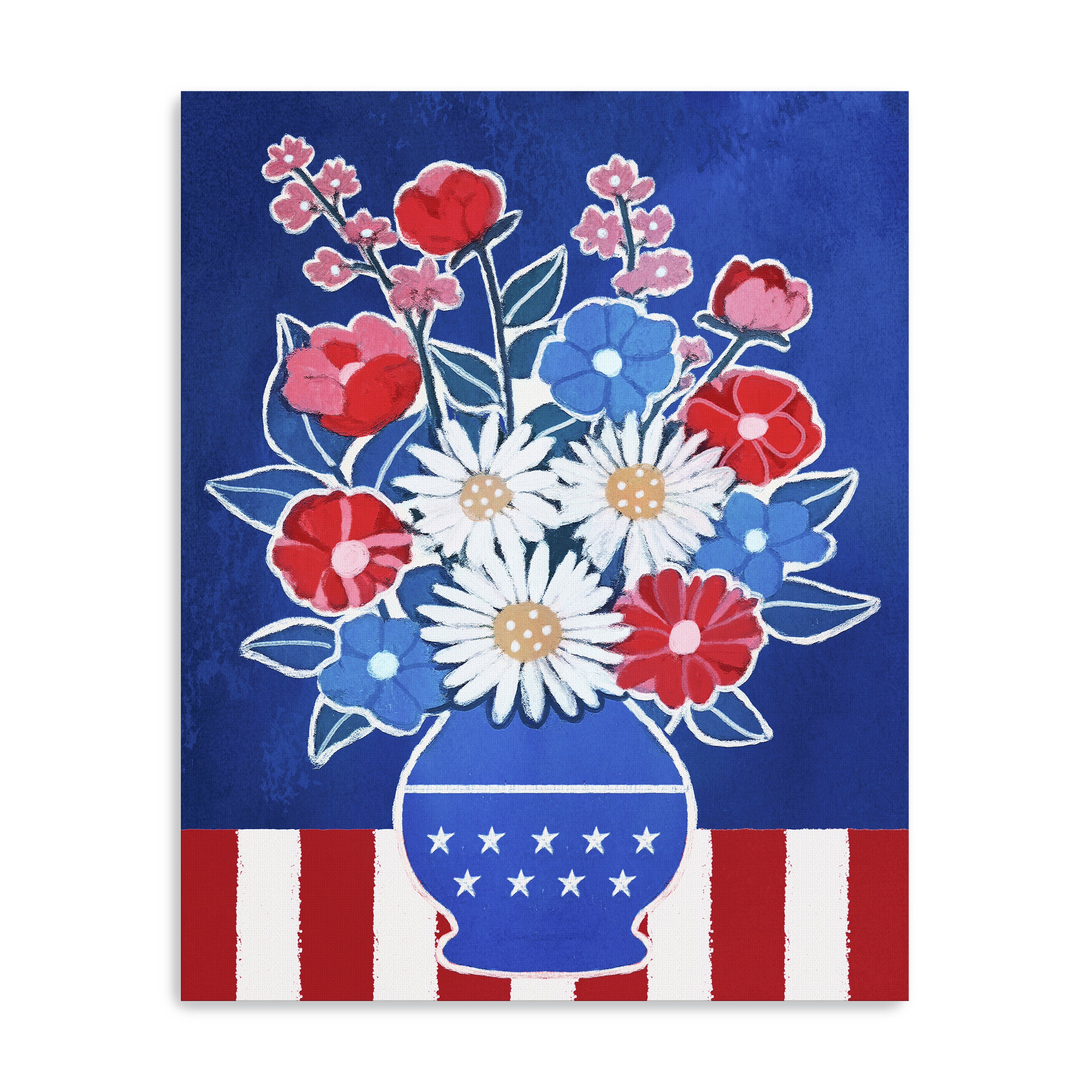 Valor, Purity, and Justice Canvas Giclee