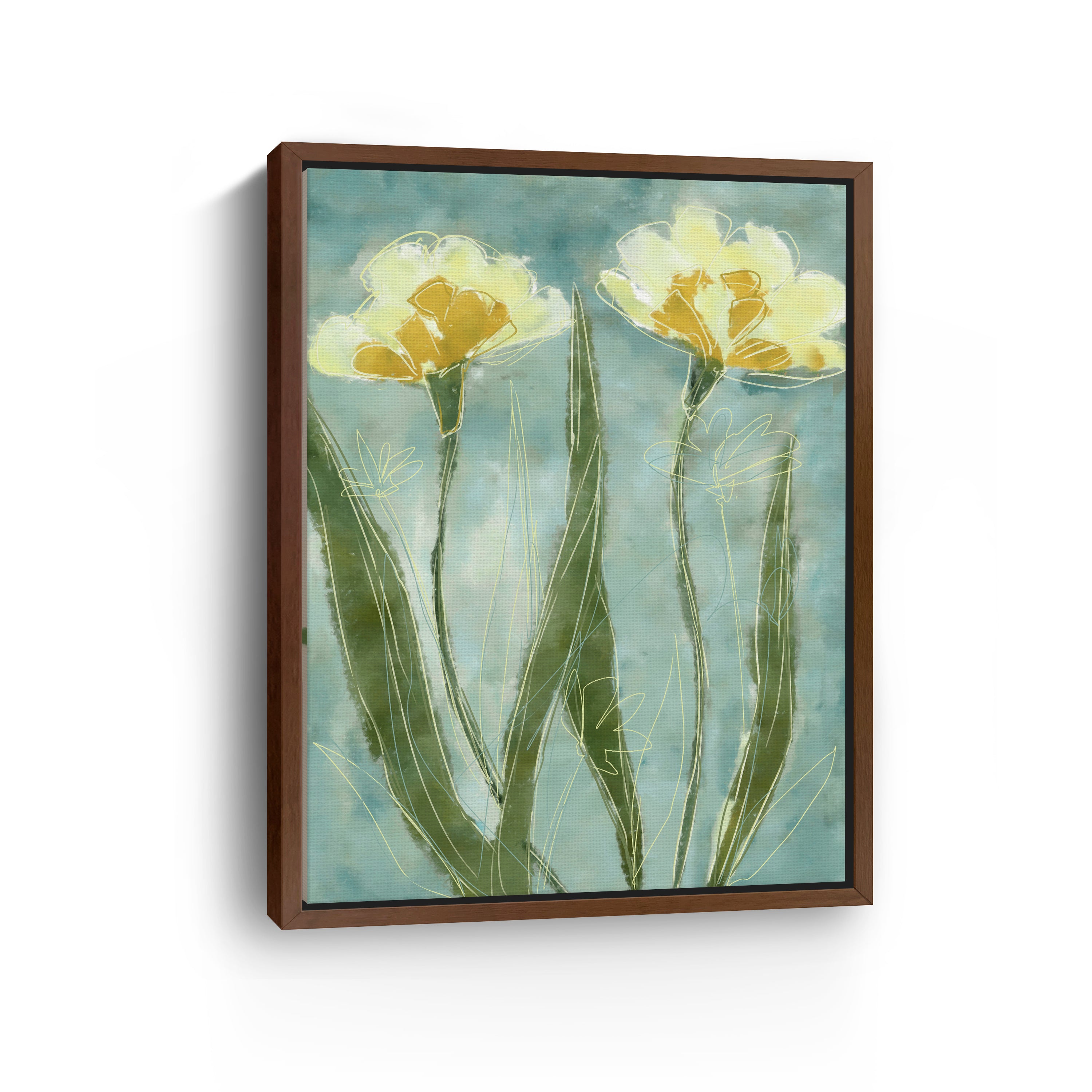 Yellow Petals Canvas Giclee