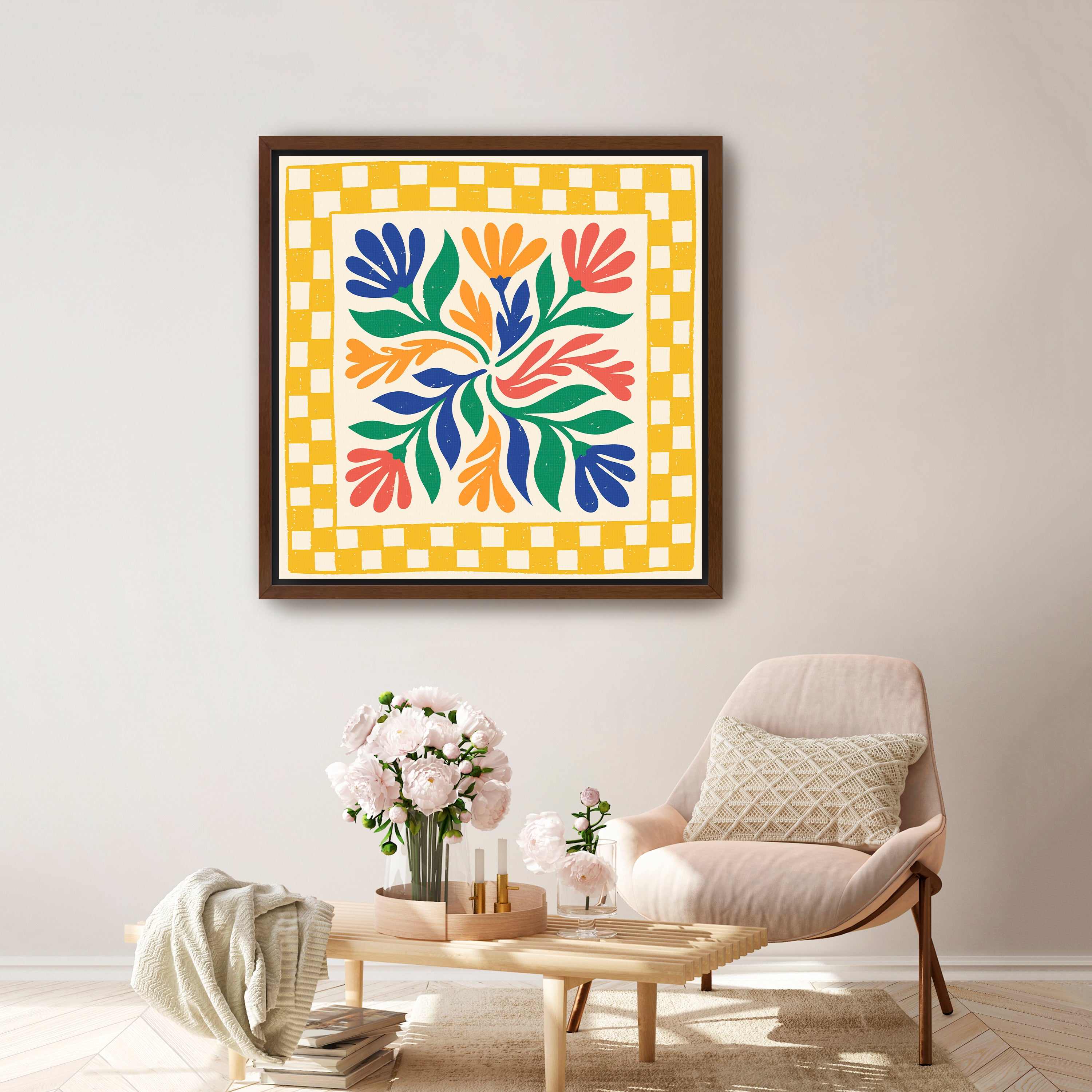 Petunias Canvas Giclee