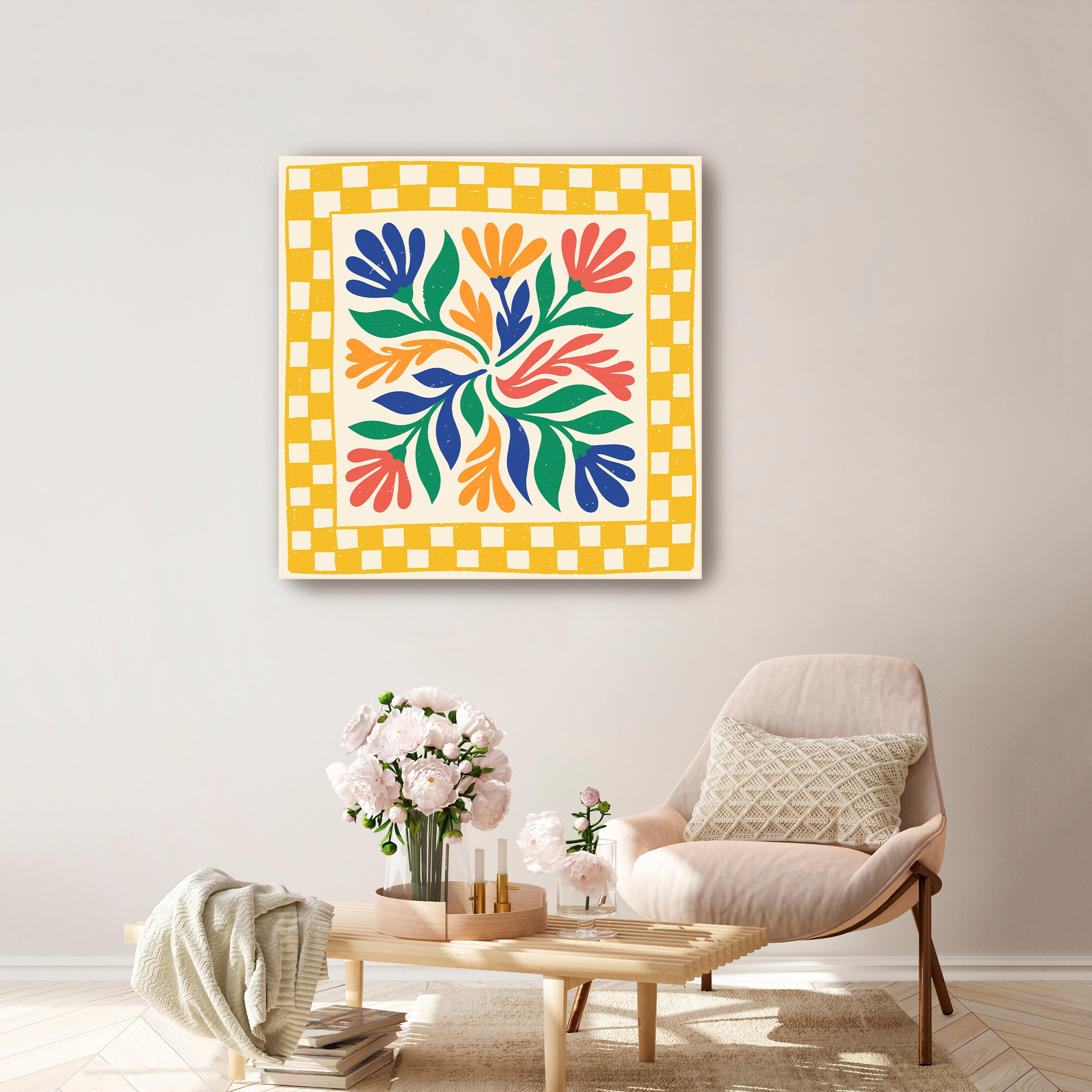 Petunias Canvas Giclee
