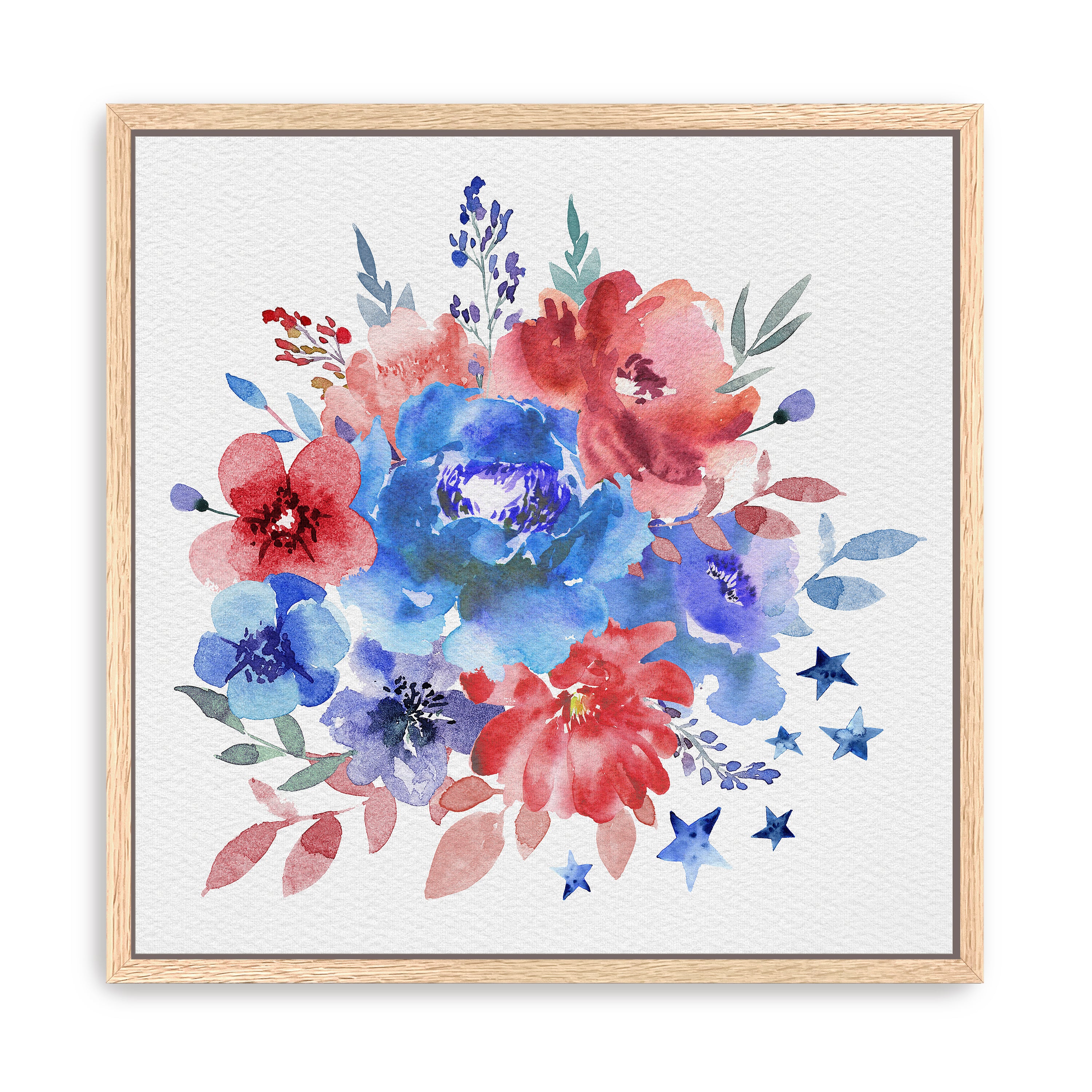 Liberty Blossoms Canvas Giclee