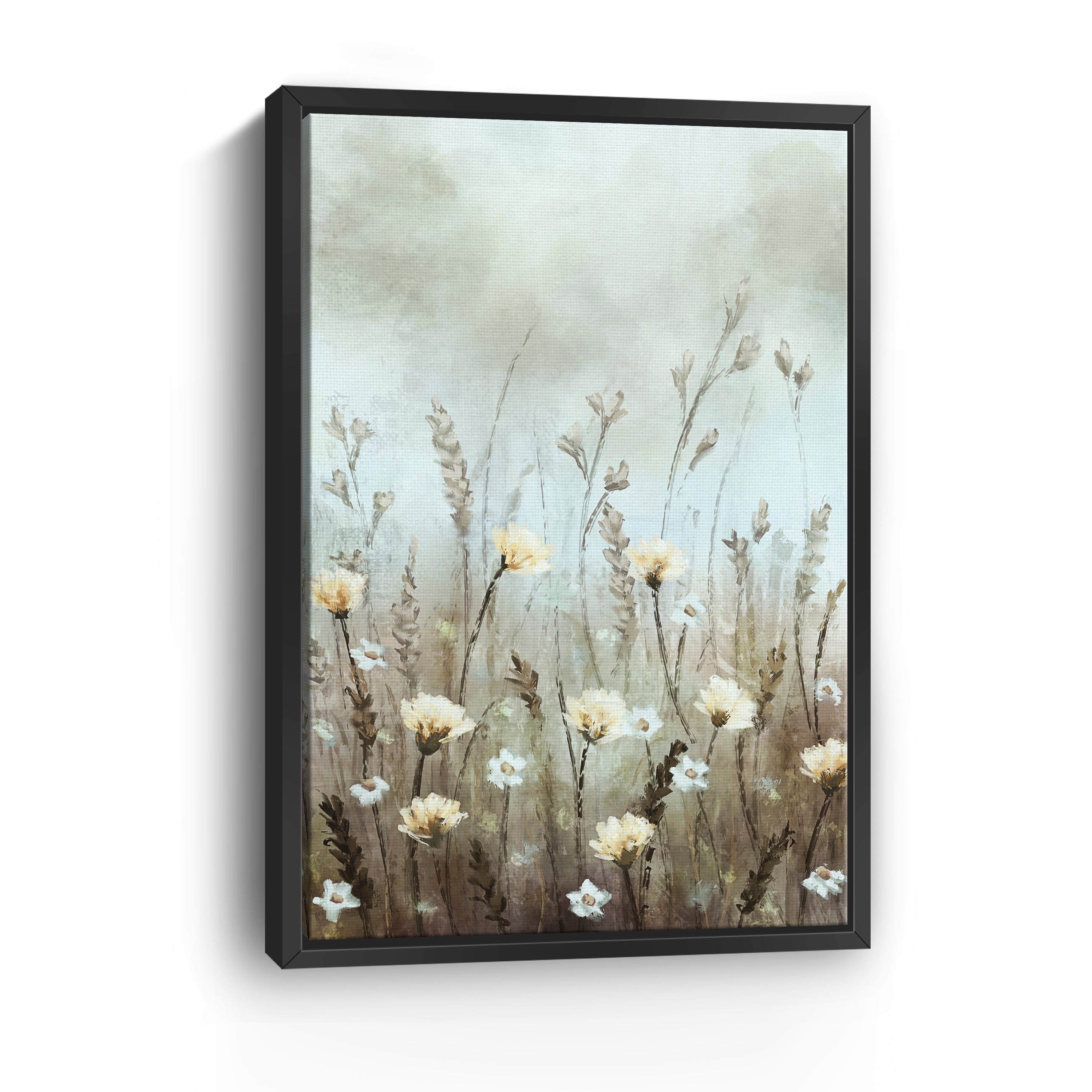 Where Petals Meet the Fog Canvas Giclee
