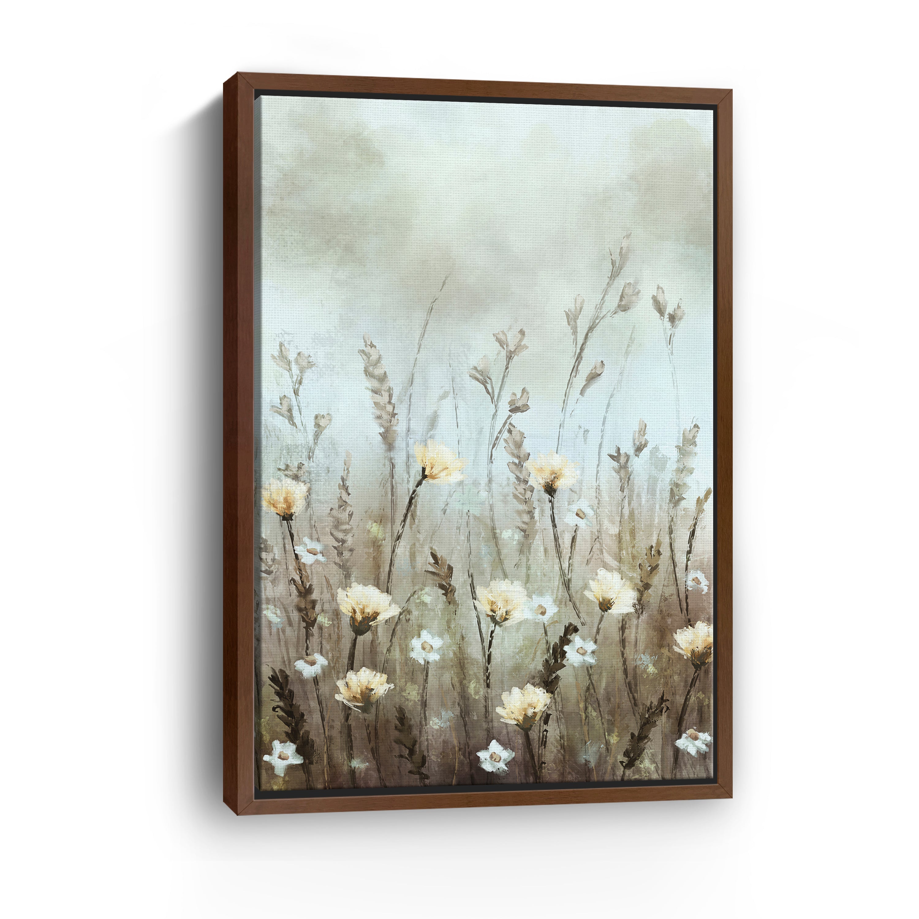 Where Petals Meet the Fog Canvas Giclee