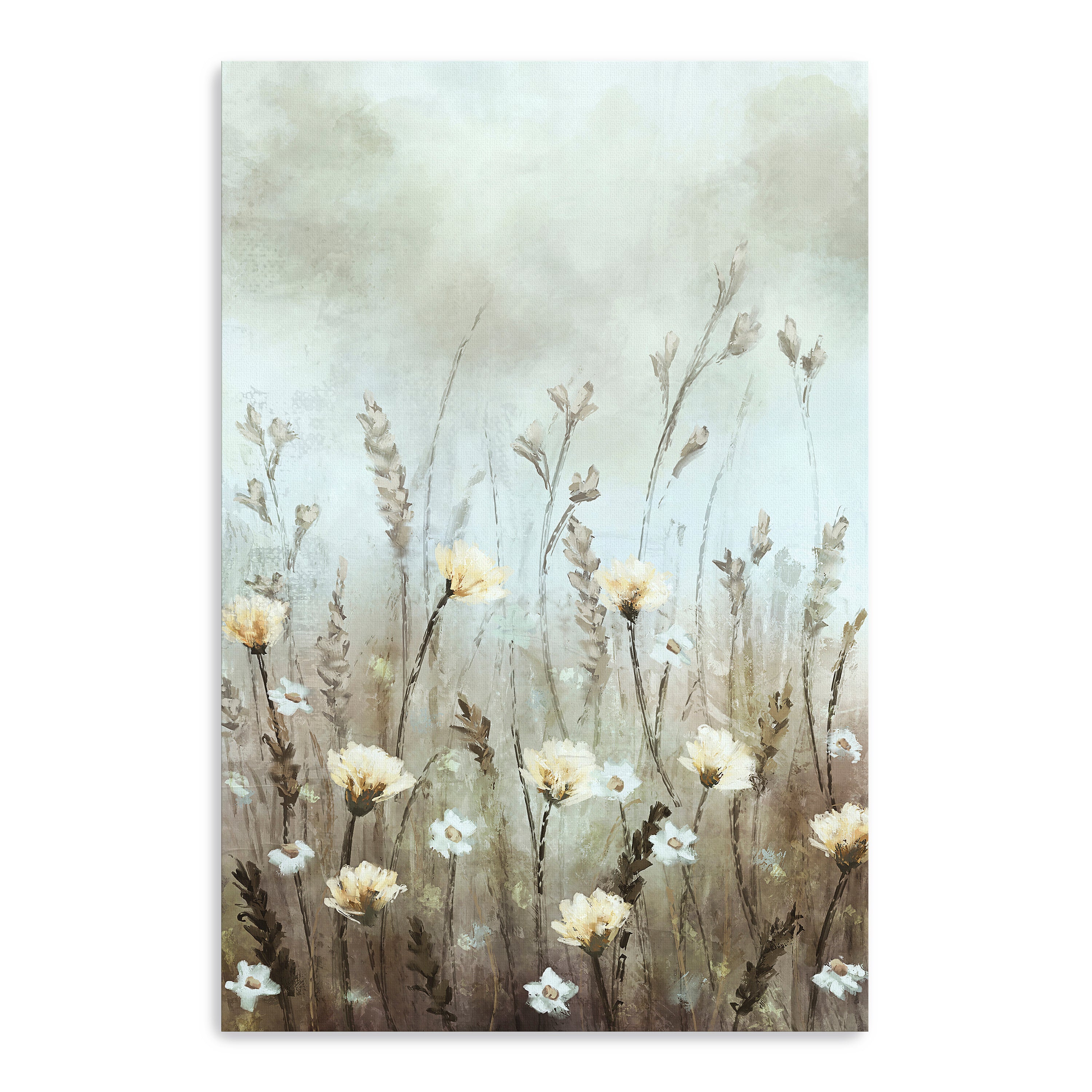 Where Petals Meet the Fog Canvas Giclee