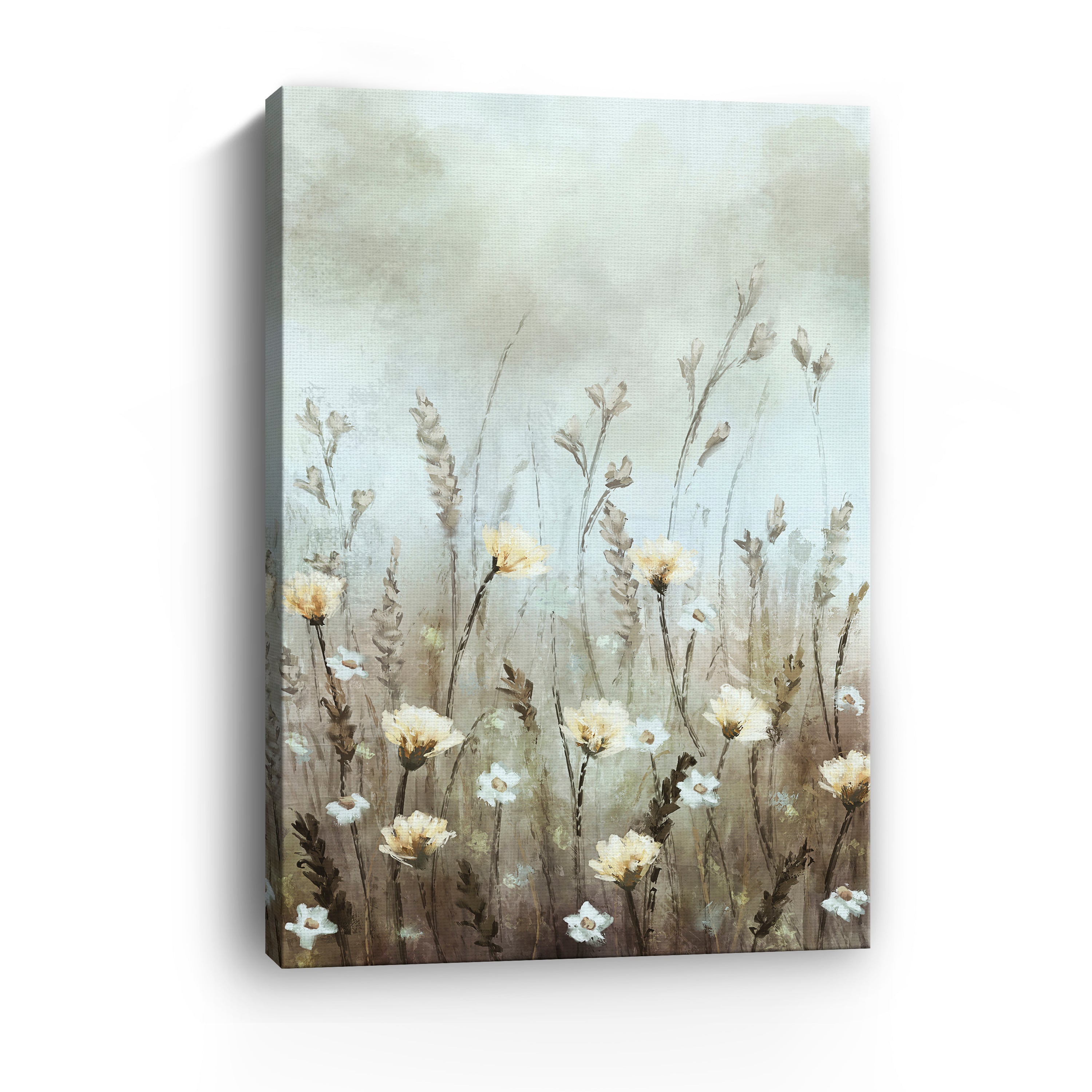 Where Petals Meet the Fog Canvas Giclee