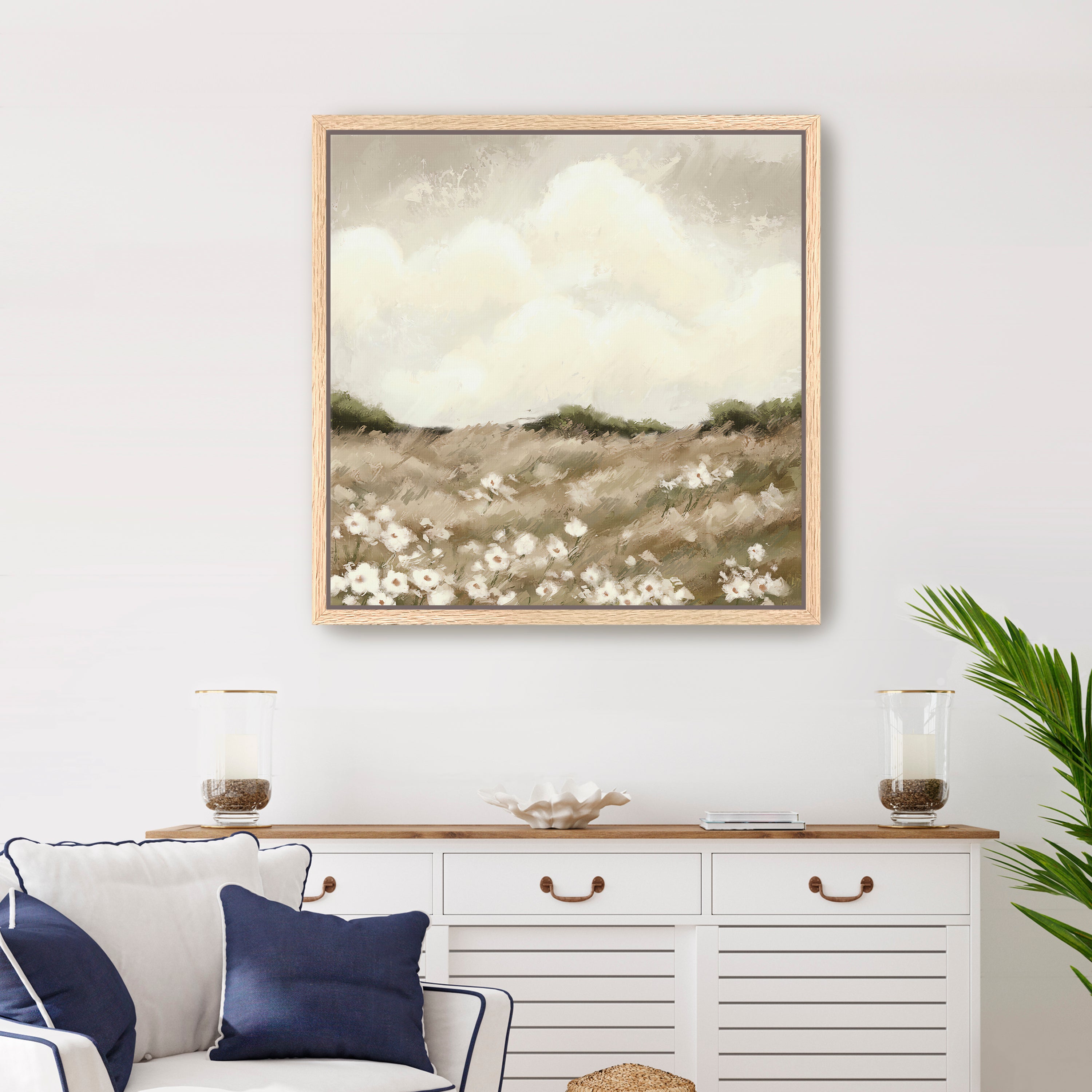 Where Petals Meet the Sky Canvas Giclee