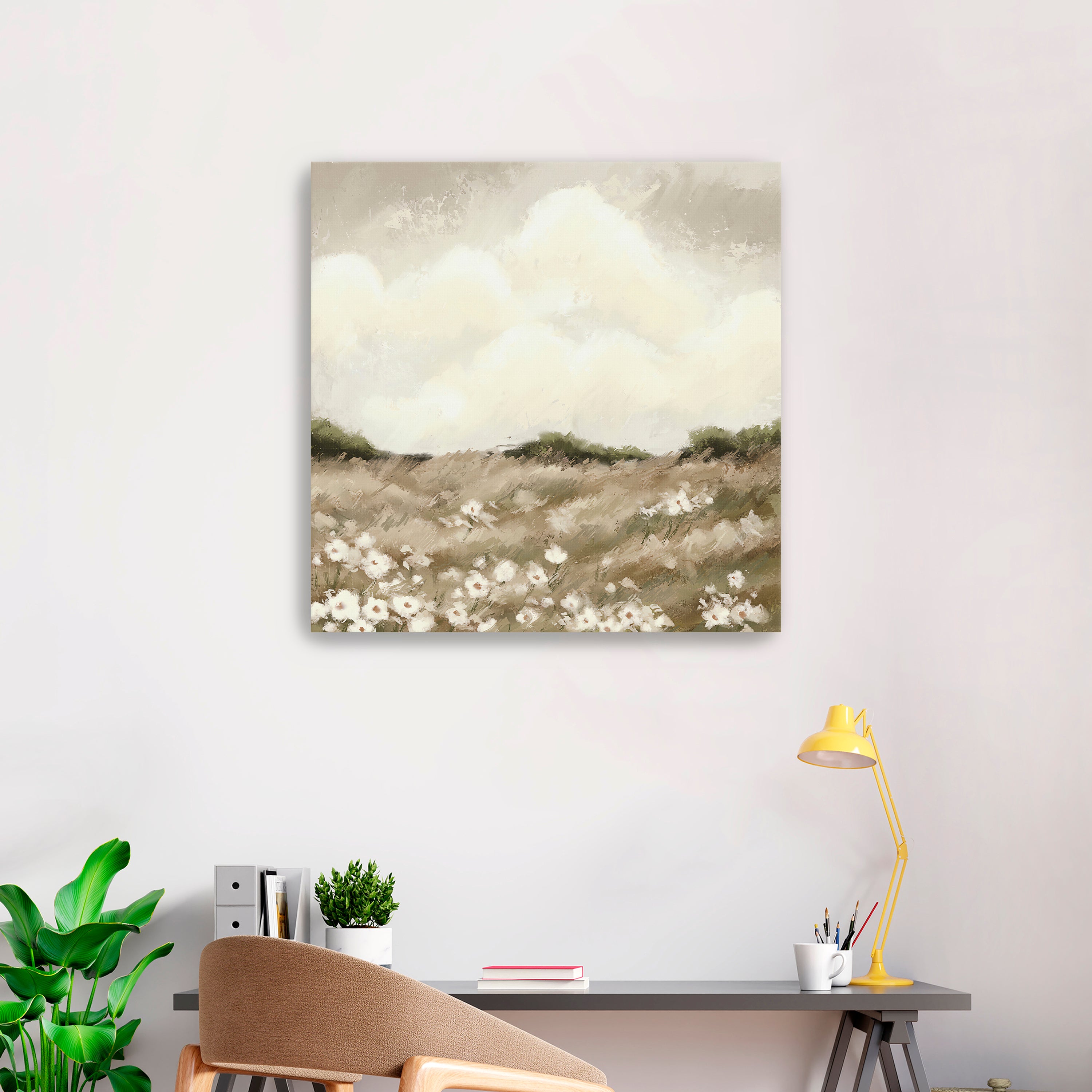 Where Petals Meet the Sky Canvas Giclee