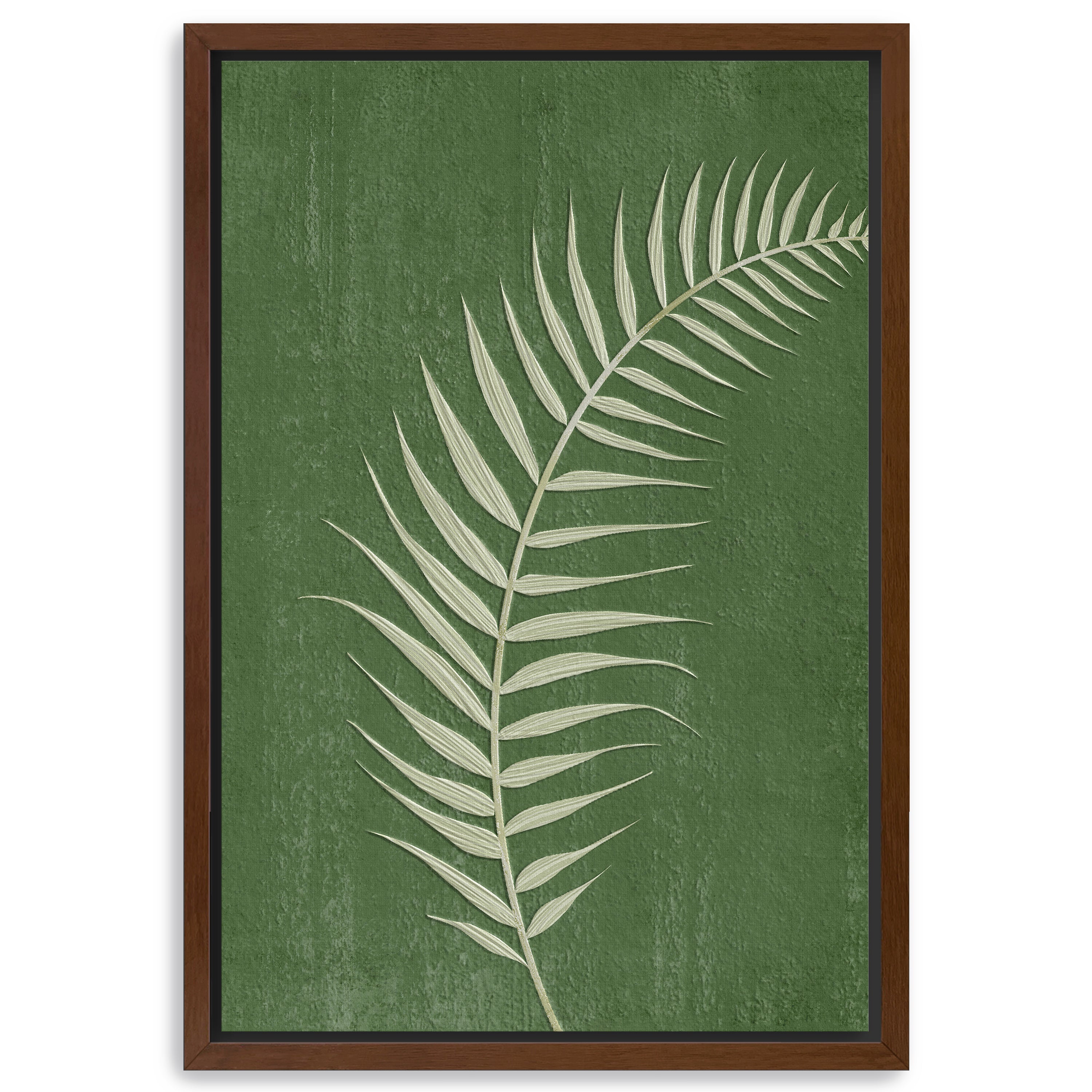 Palm Leaf on Green II Canvas Giclee
