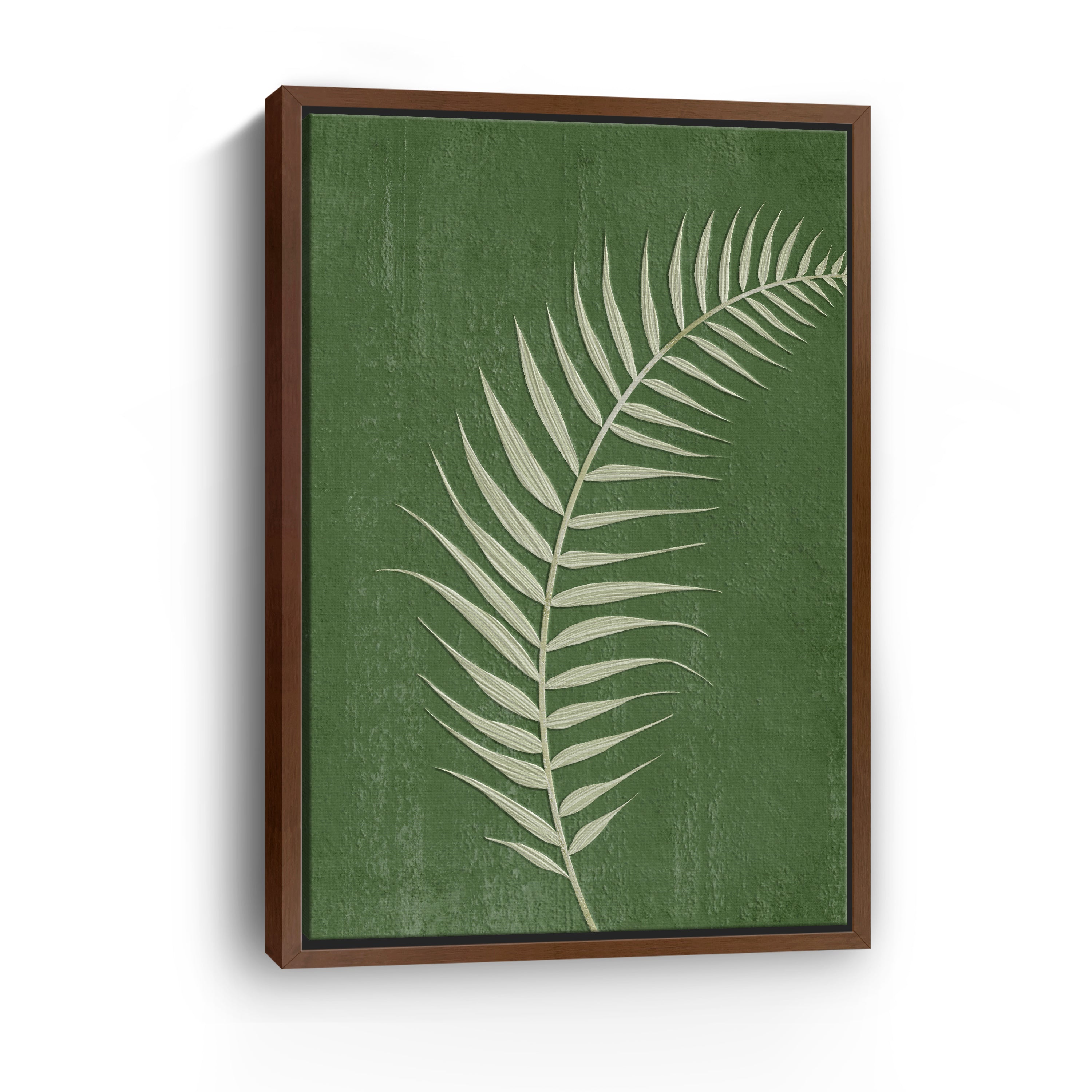 Palm Leaf on Green II Canvas Giclee