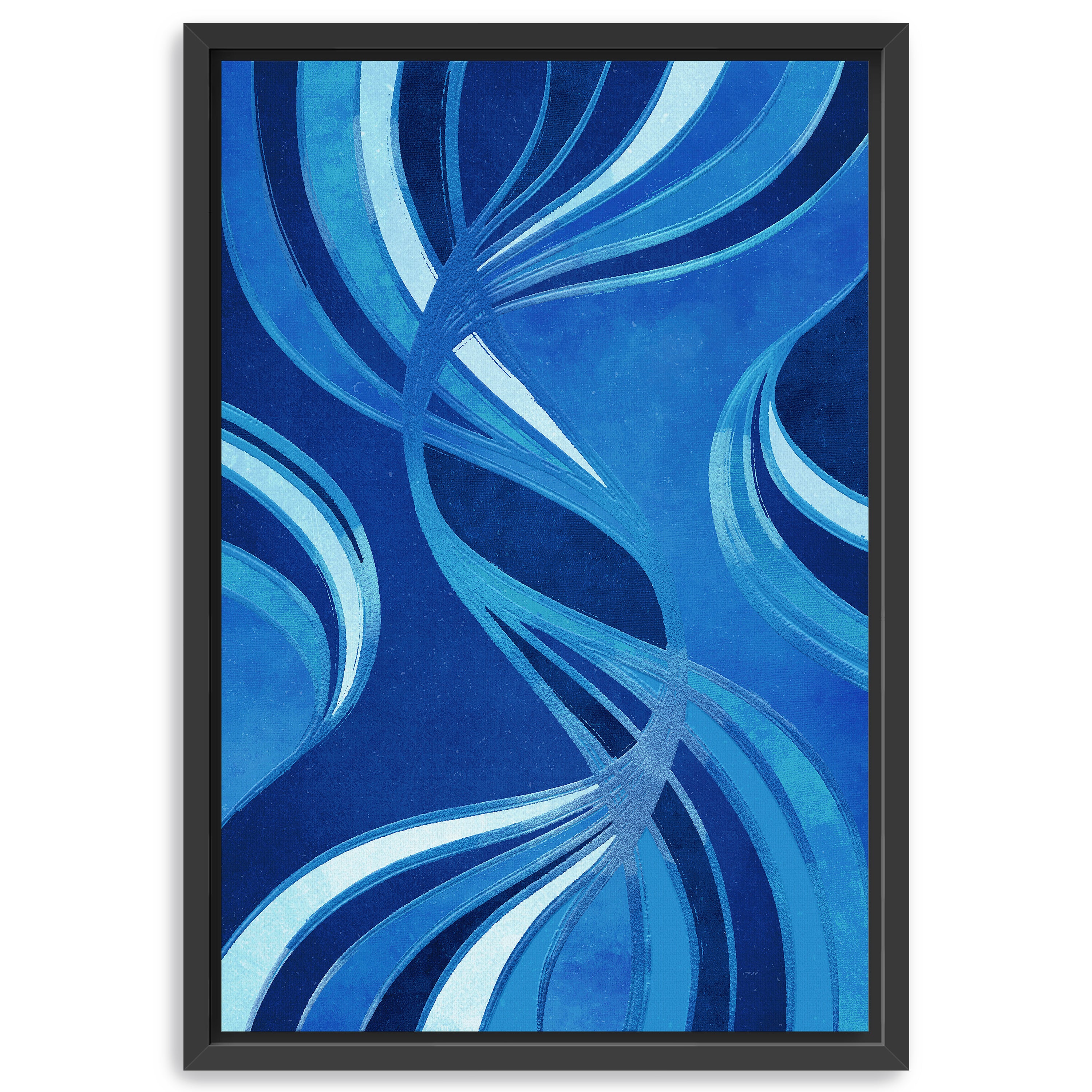 Currents of Indigo Canvas Giclee