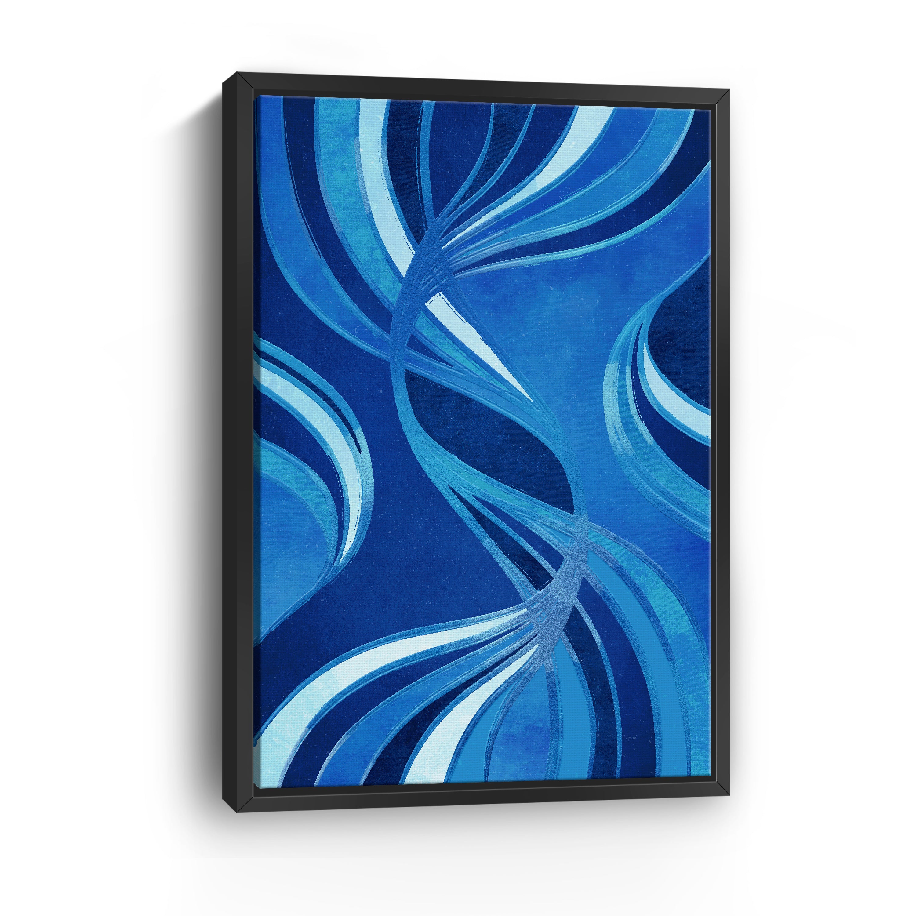 Currents of Indigo Canvas Giclee