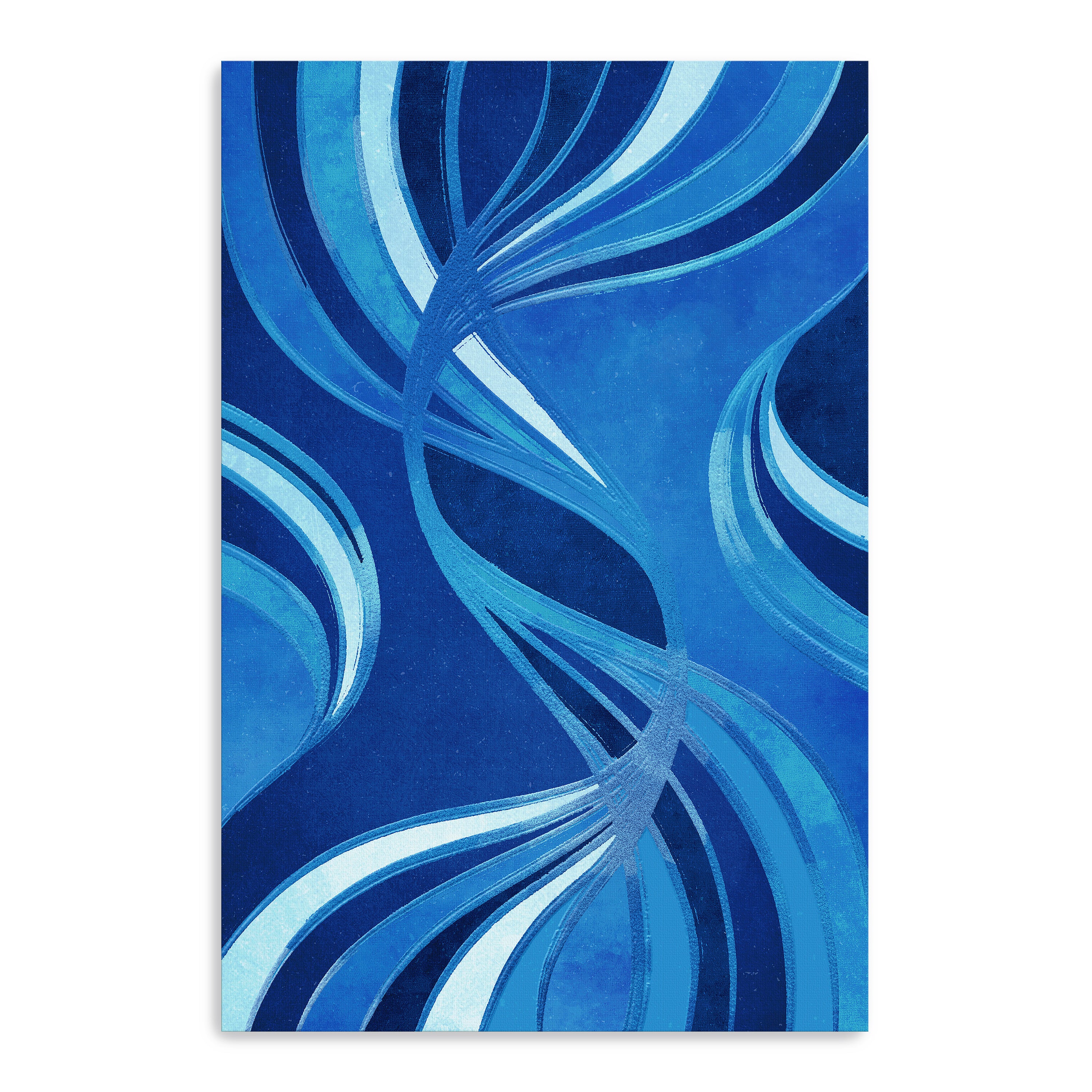 Currents of Indigo Canvas Giclee