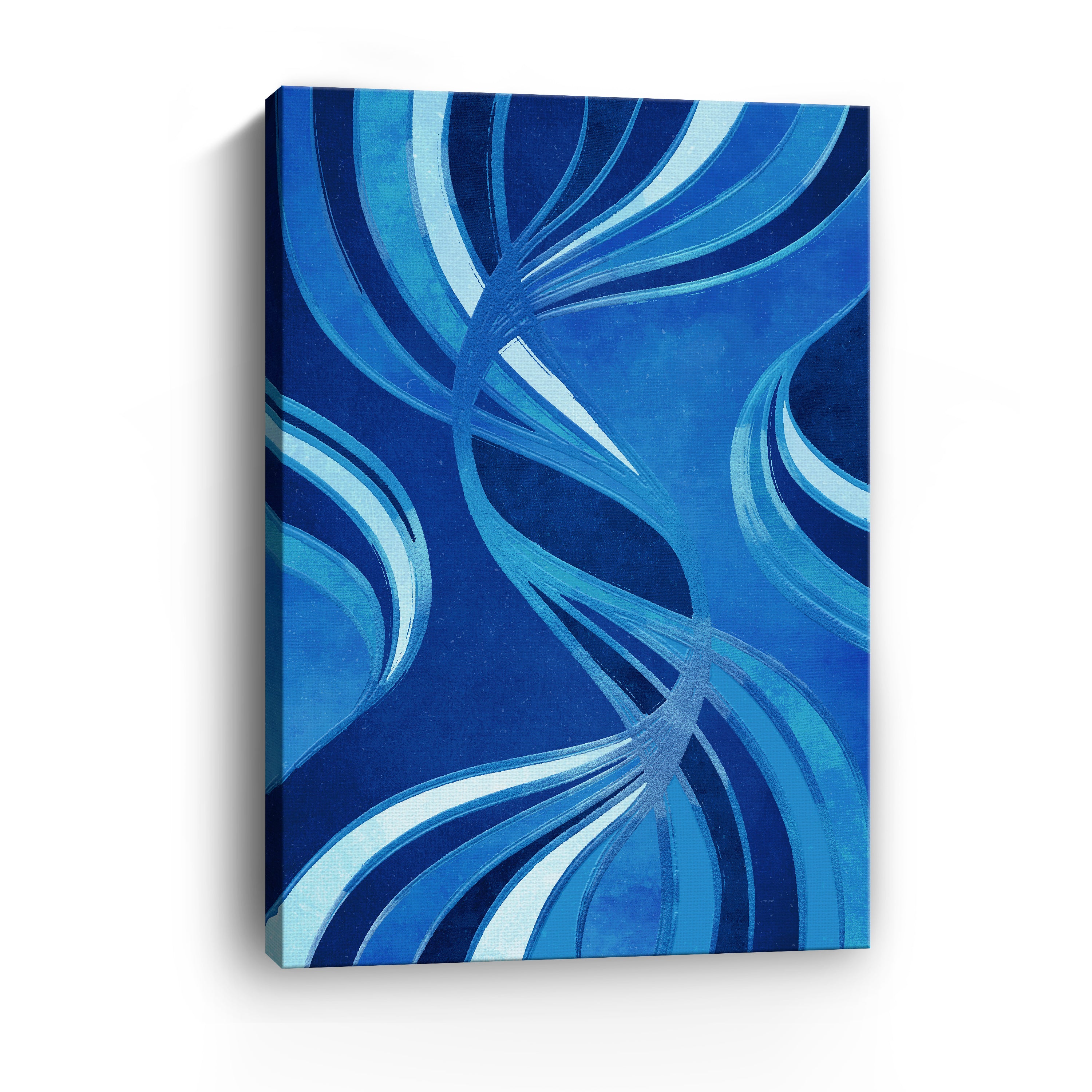 Currents of Indigo Canvas Giclee