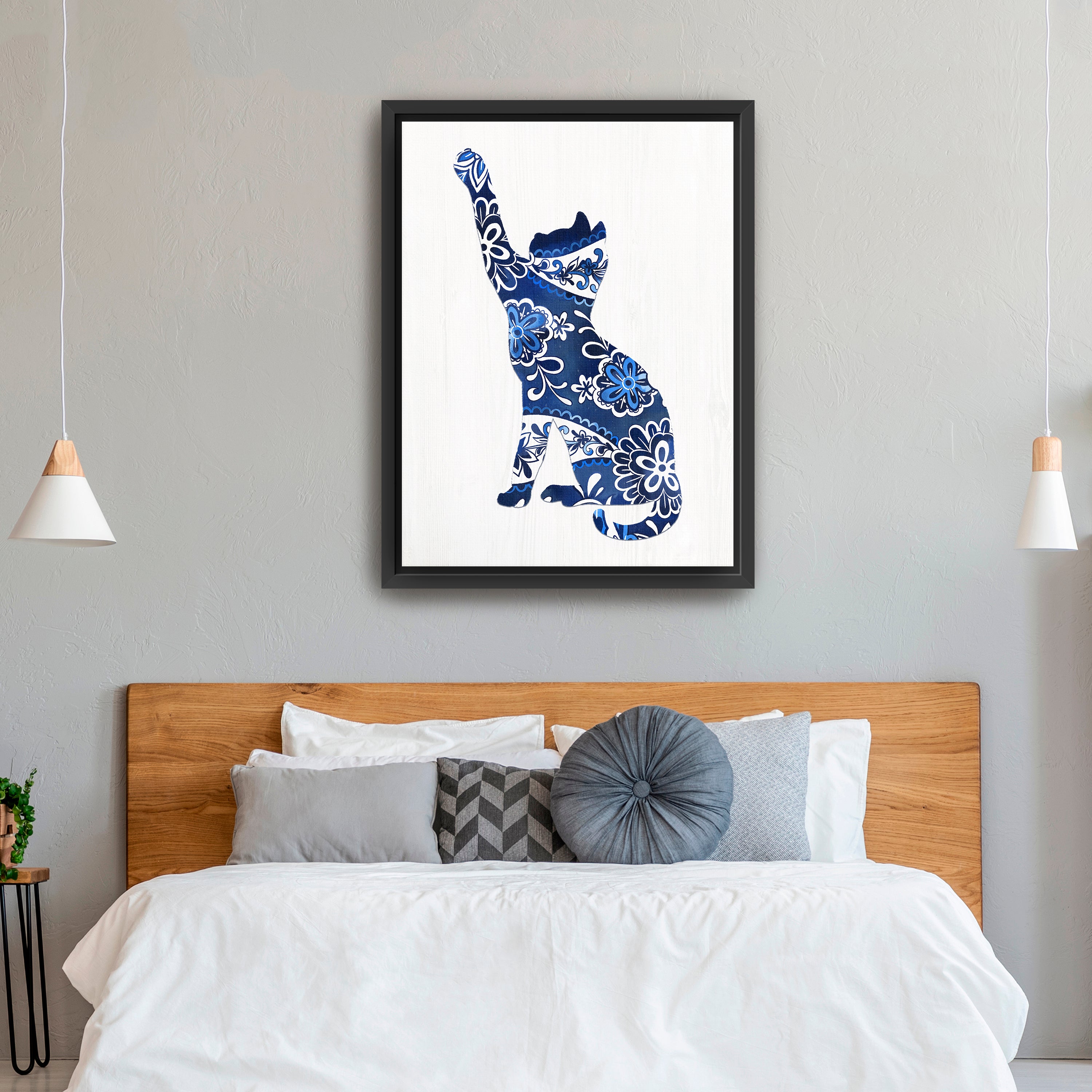 Botanicat Canvas Giclee