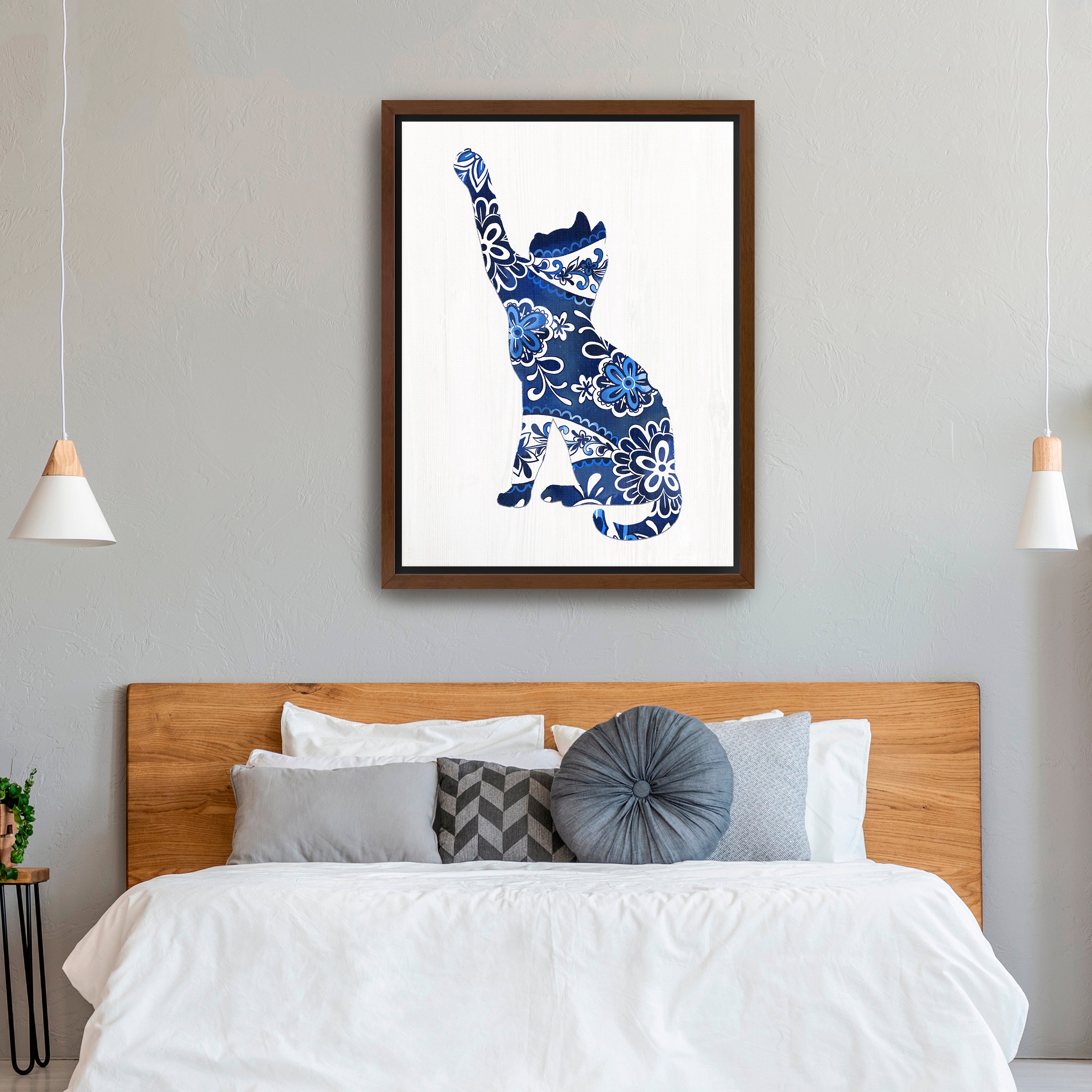 Botanicat Canvas Giclee
