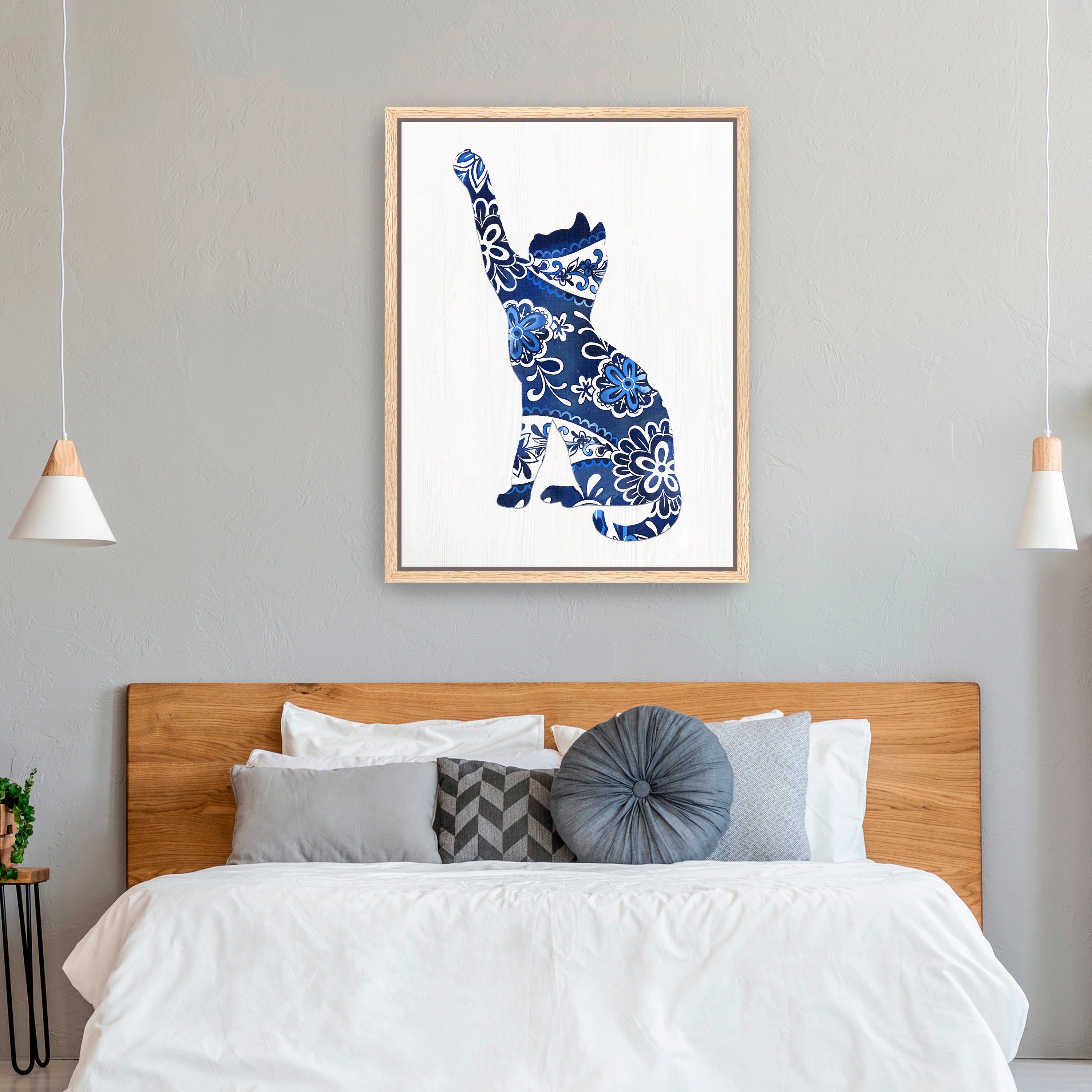 Botanicat Canvas Giclee