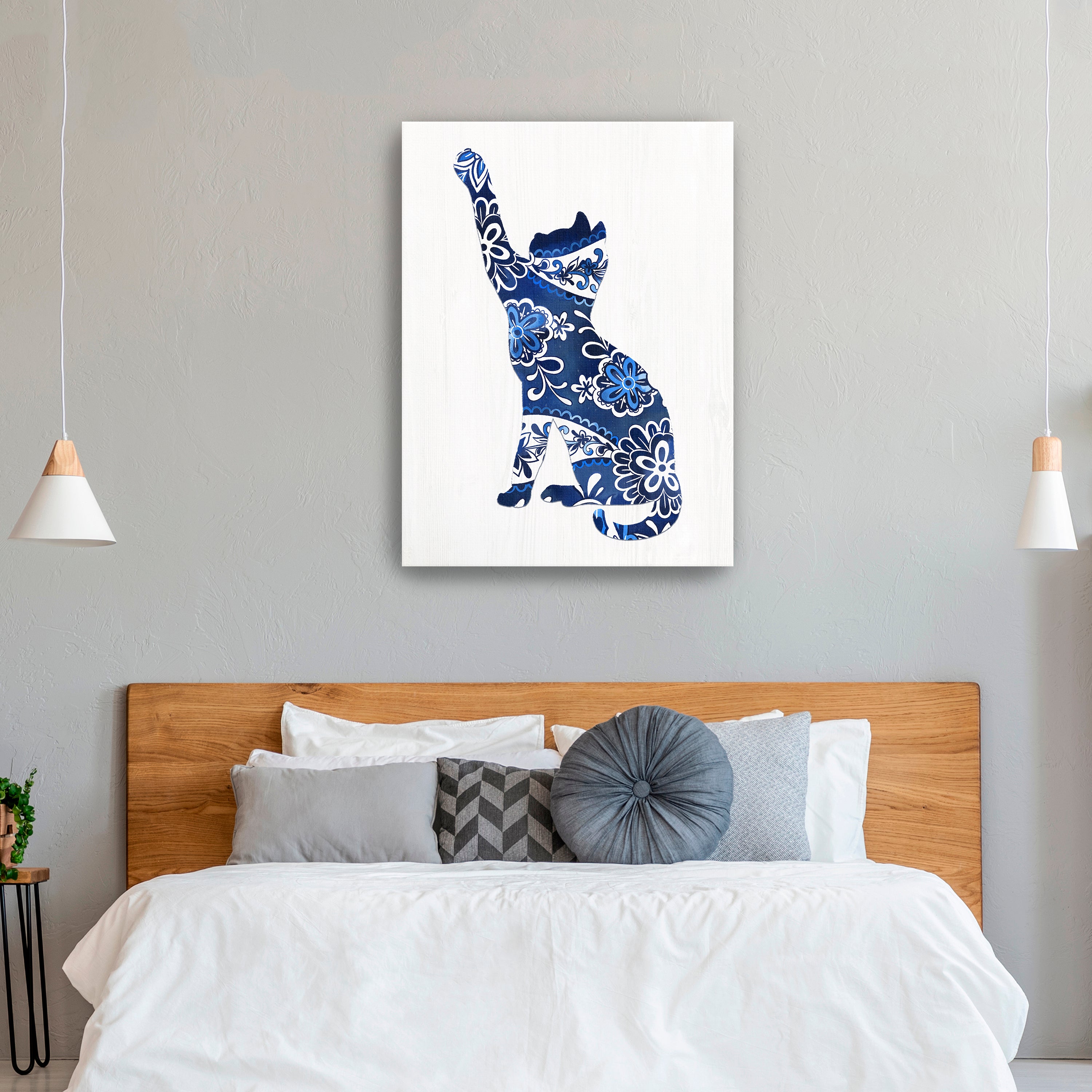 Botanicat Canvas Giclee