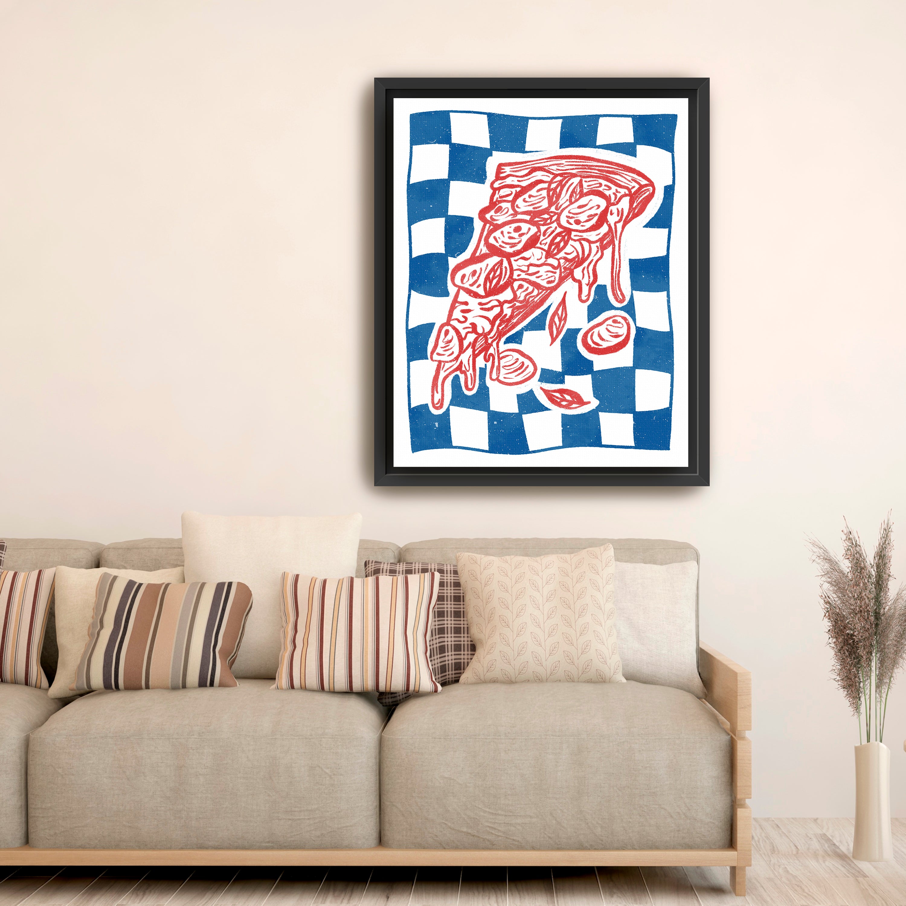 Pizza II Canvas Giclee