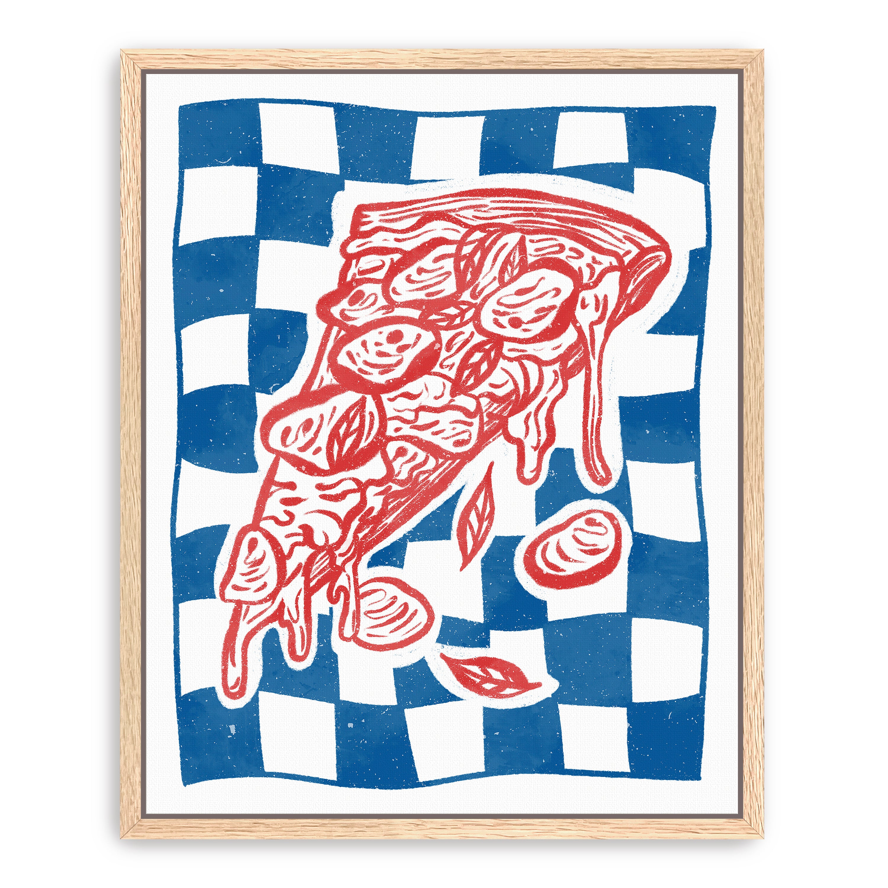 Pizza II Canvas Giclee