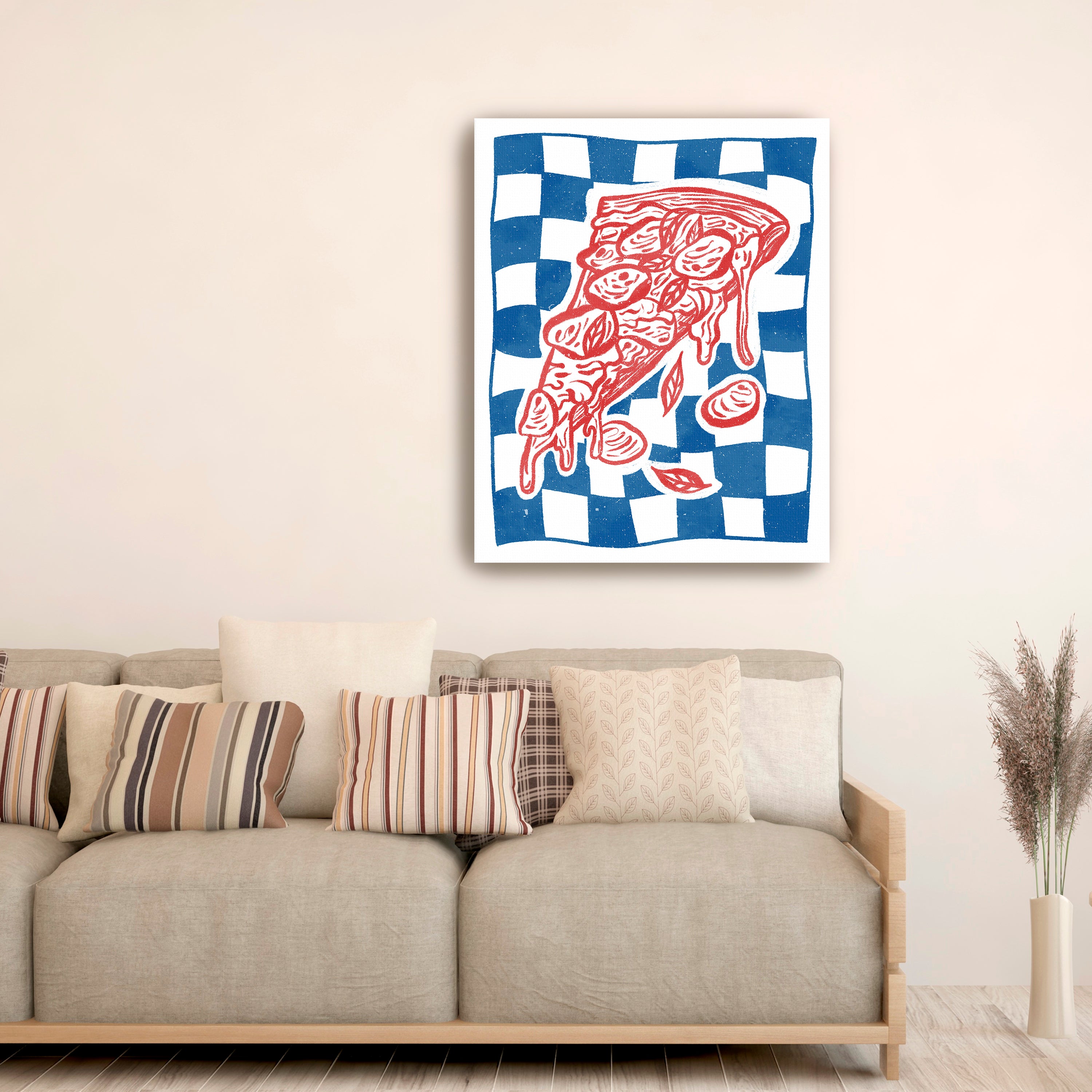 Pizza II Canvas Giclee