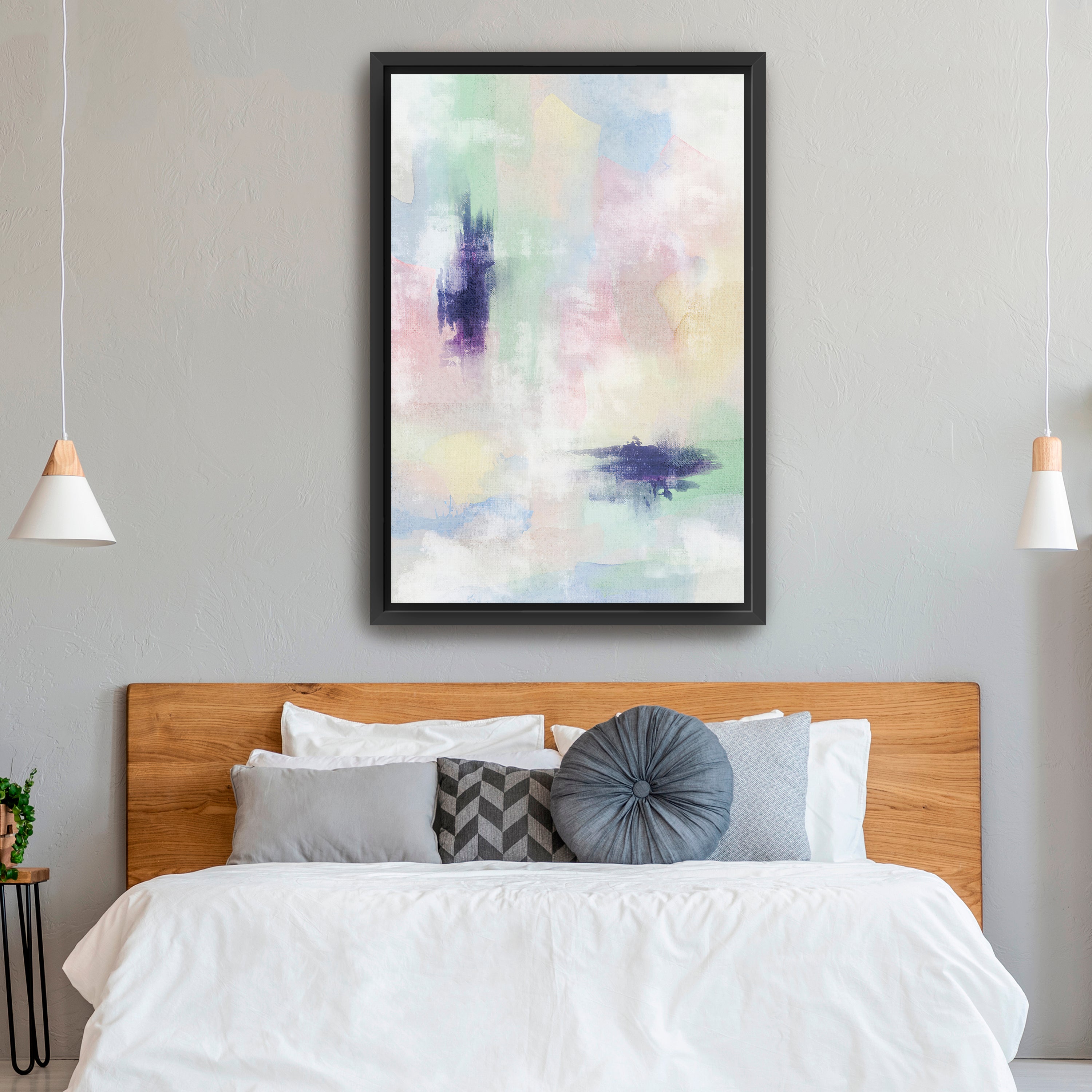 Pastel Canvas Giclee Wall Art