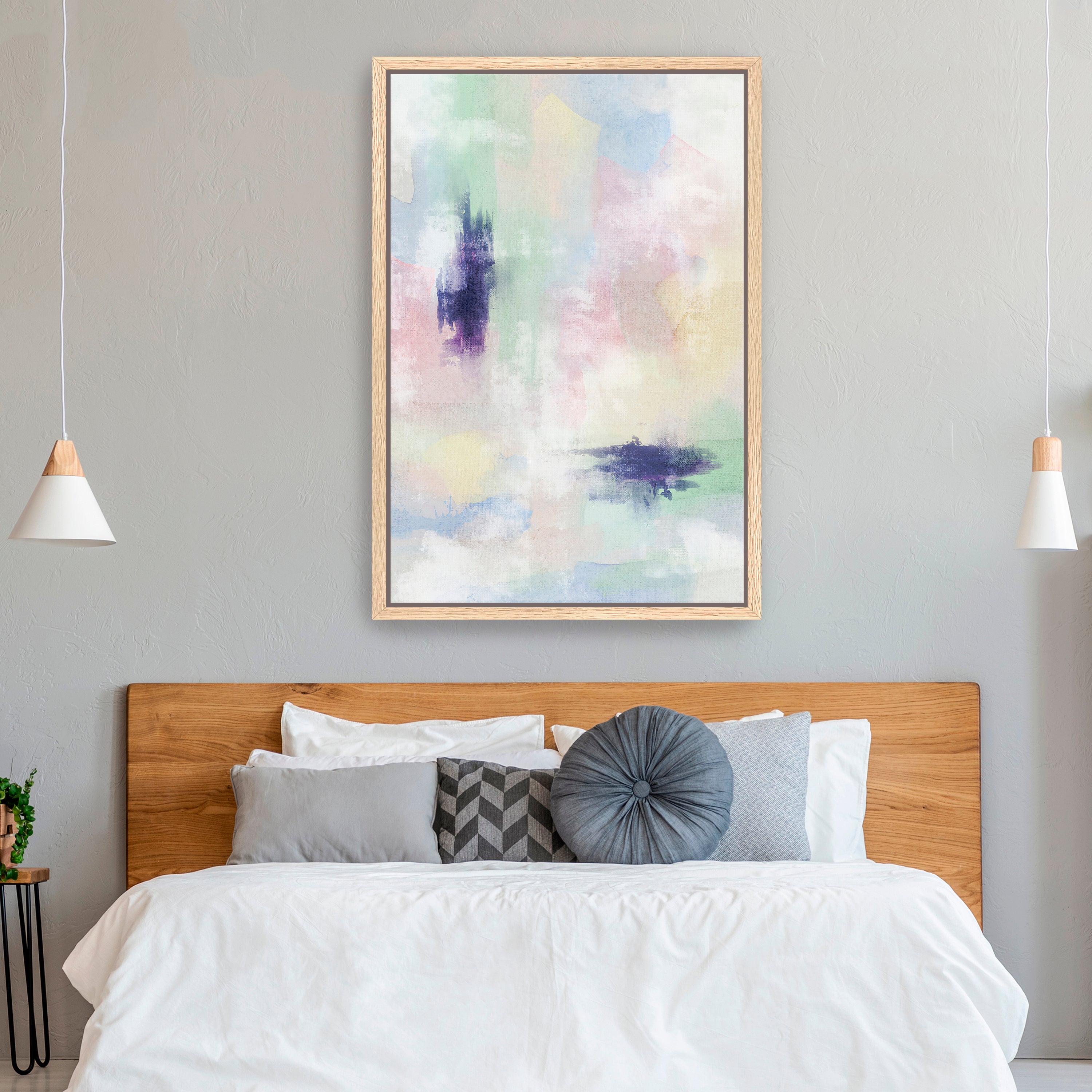 Pastel Canvas Giclee Wall Art